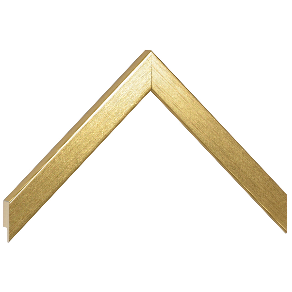 Asta in ayous piatta - Larghezza 20mm Altezza 14 - Oro - Campione