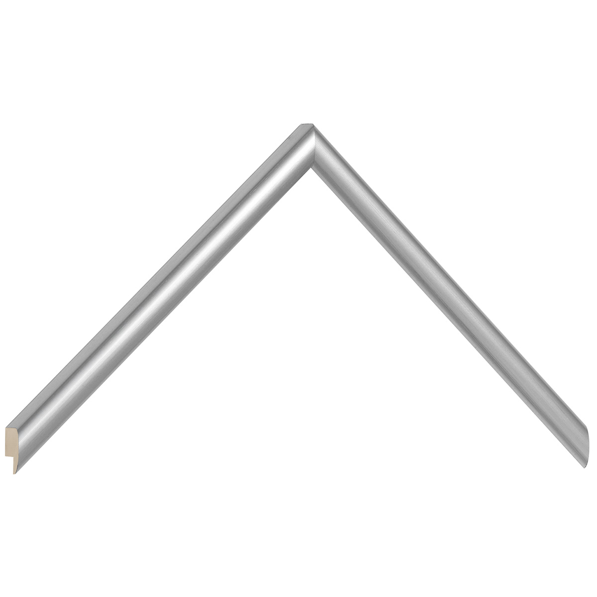 Asta in ramino - Larghezza 11mm Altezza 13 - Argento opaco - Campione