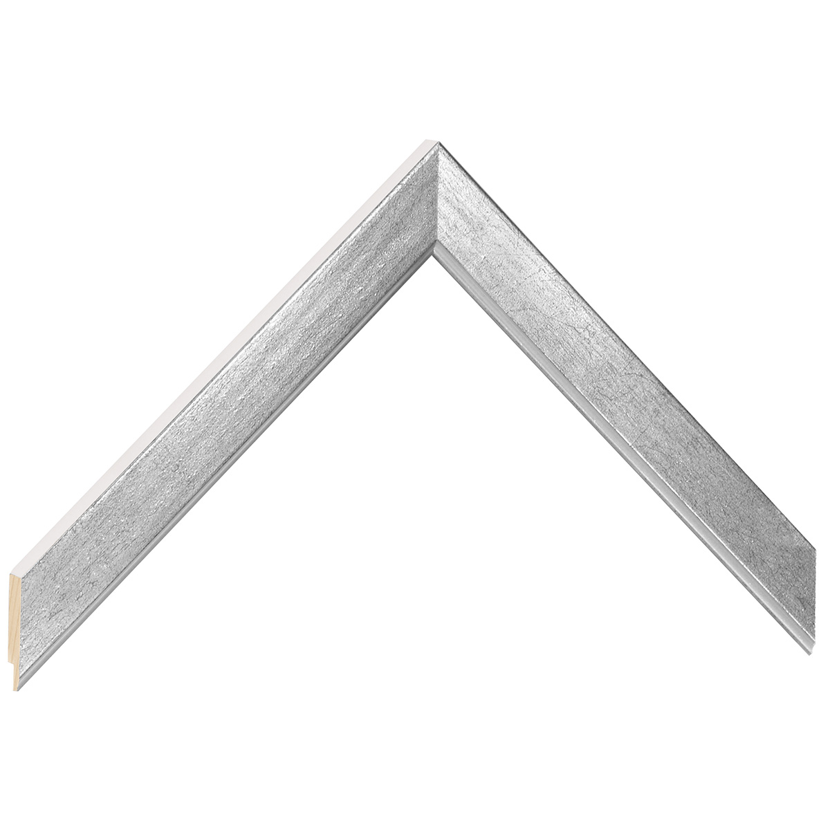 Asta pino giuntato - Larghezza 21mm Altezza 10 - Argento screziato - Campione