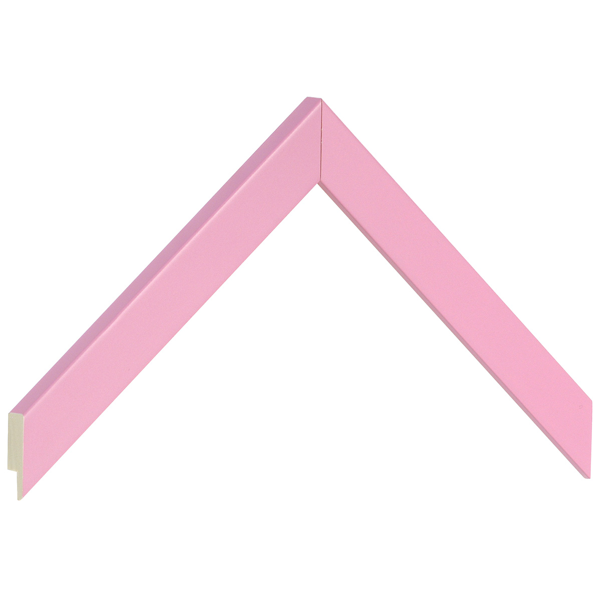 Asta in ayous piatta - Larghezza 20mm Altezza 14 - Rosa - Campione