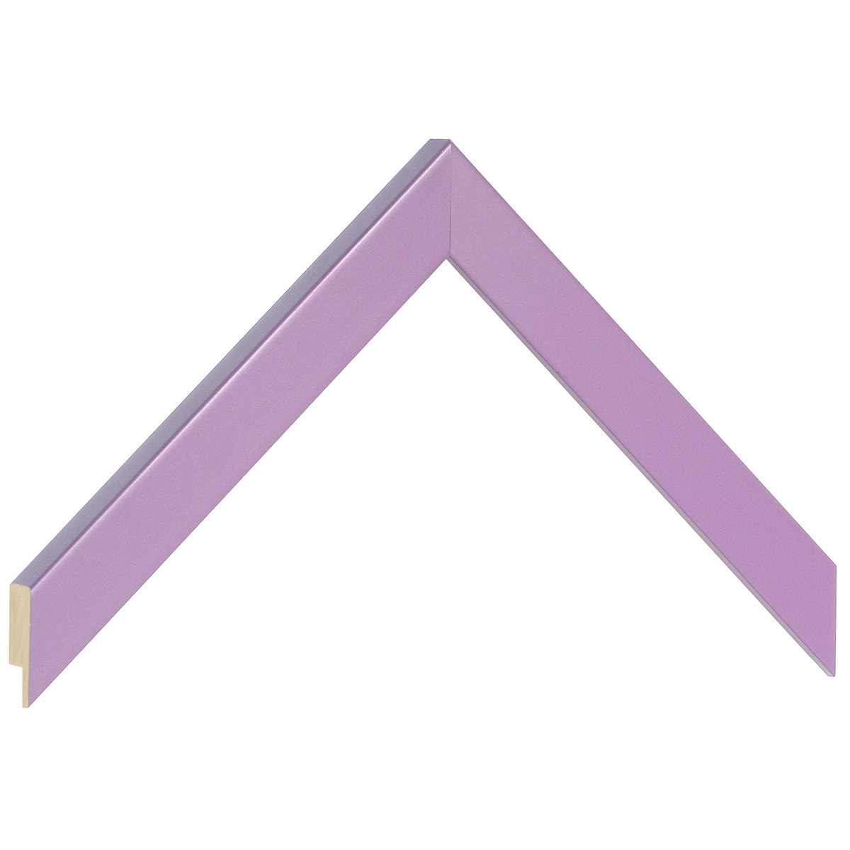 Asta in ayous piatta - Larghezza 20mm Altezza 14 - Viola - Campione