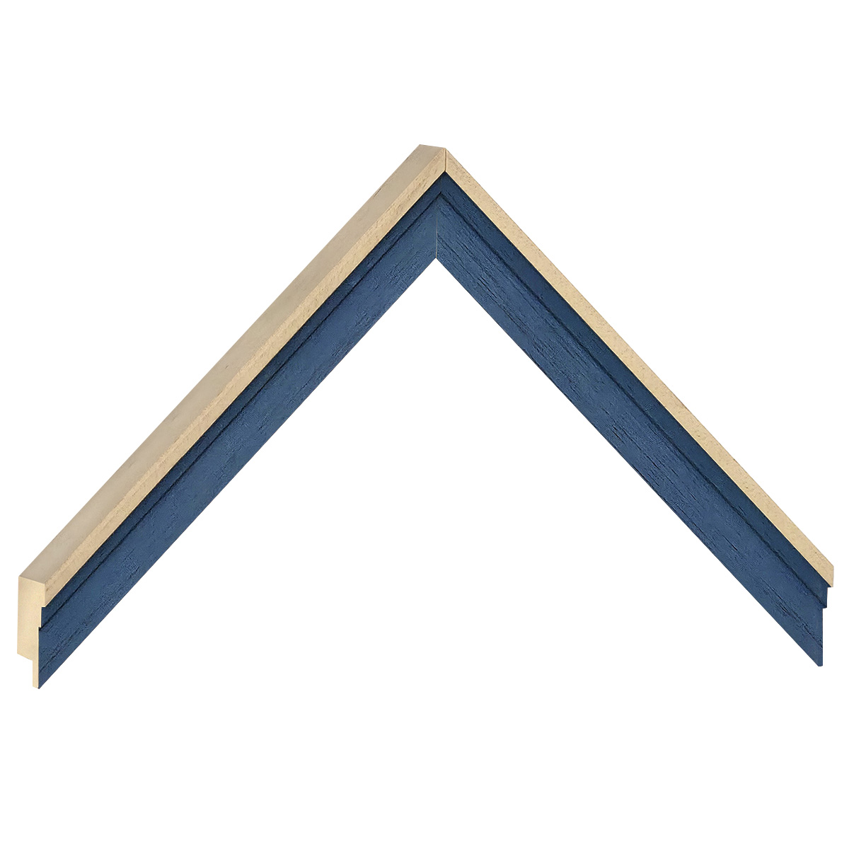 Asta in ayous - Larghezza 19mm Altezza 22 - colore blu - Campione