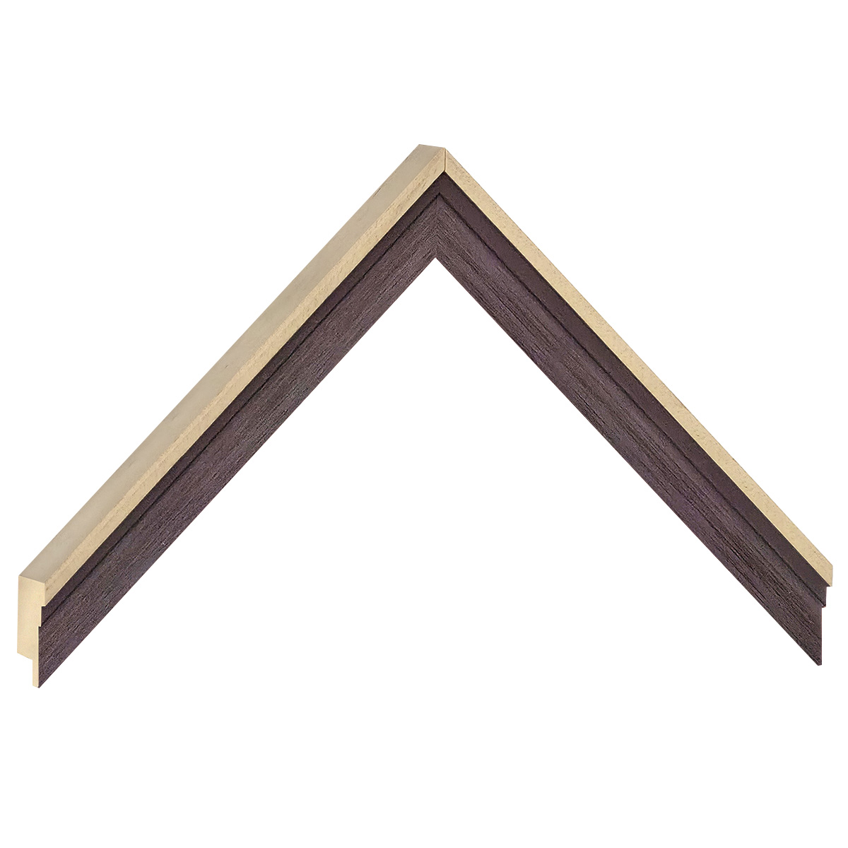 Asta in ayous - Larghezza 19mm Altezza 22 - colore prugna - Campione