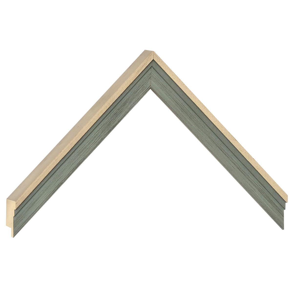 Asta in ayous - Larghezza 19mm Altezza 22 - colore verde - Campione