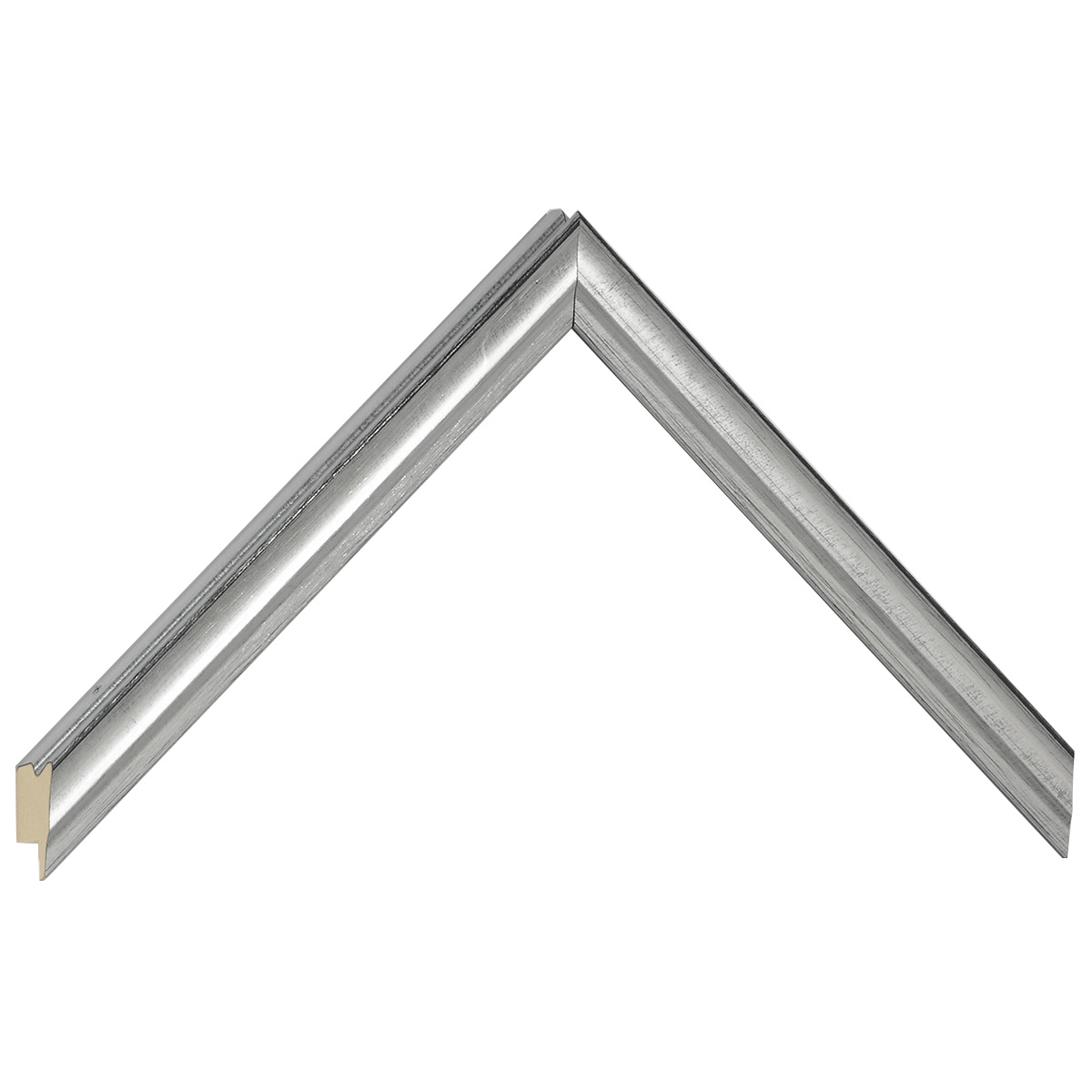 Asta pino giuntato - Larghezza 16mm Altezza 16 - Argento - Campione