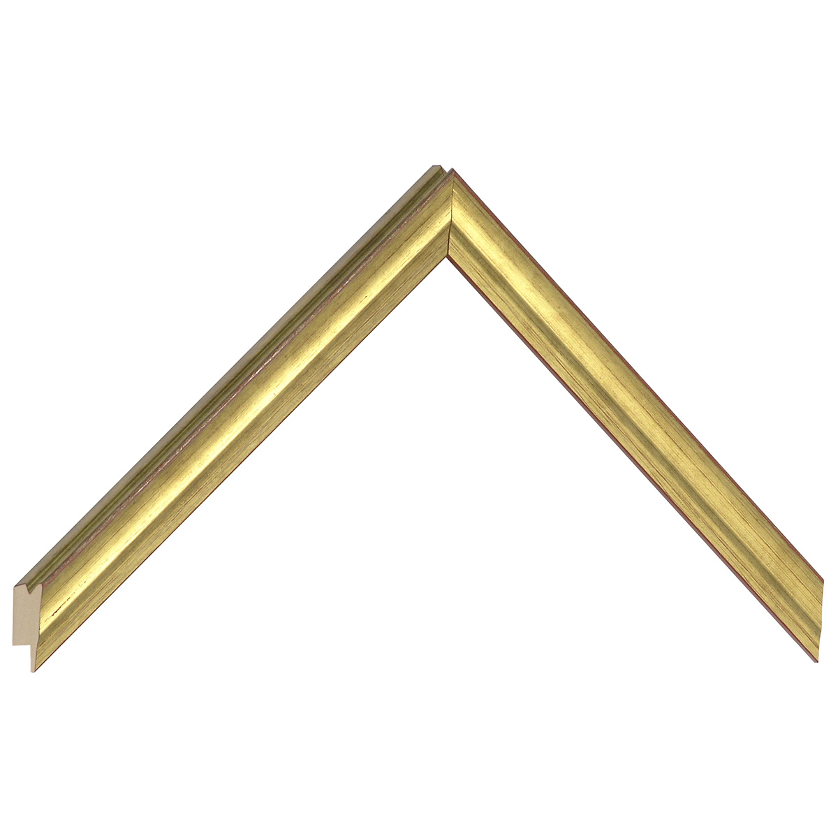 Asta pino giuntato - Larghezza 16mm Altezza 16 - Oro - Campione