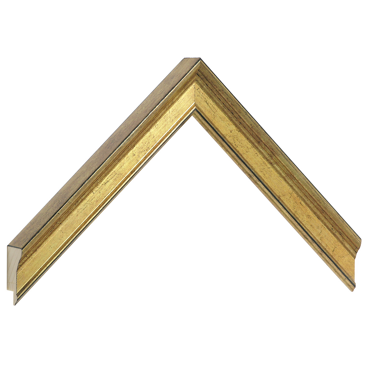 Asta pino giuntato - Larghezza 23mm Altezza 25 - Oro - Campione