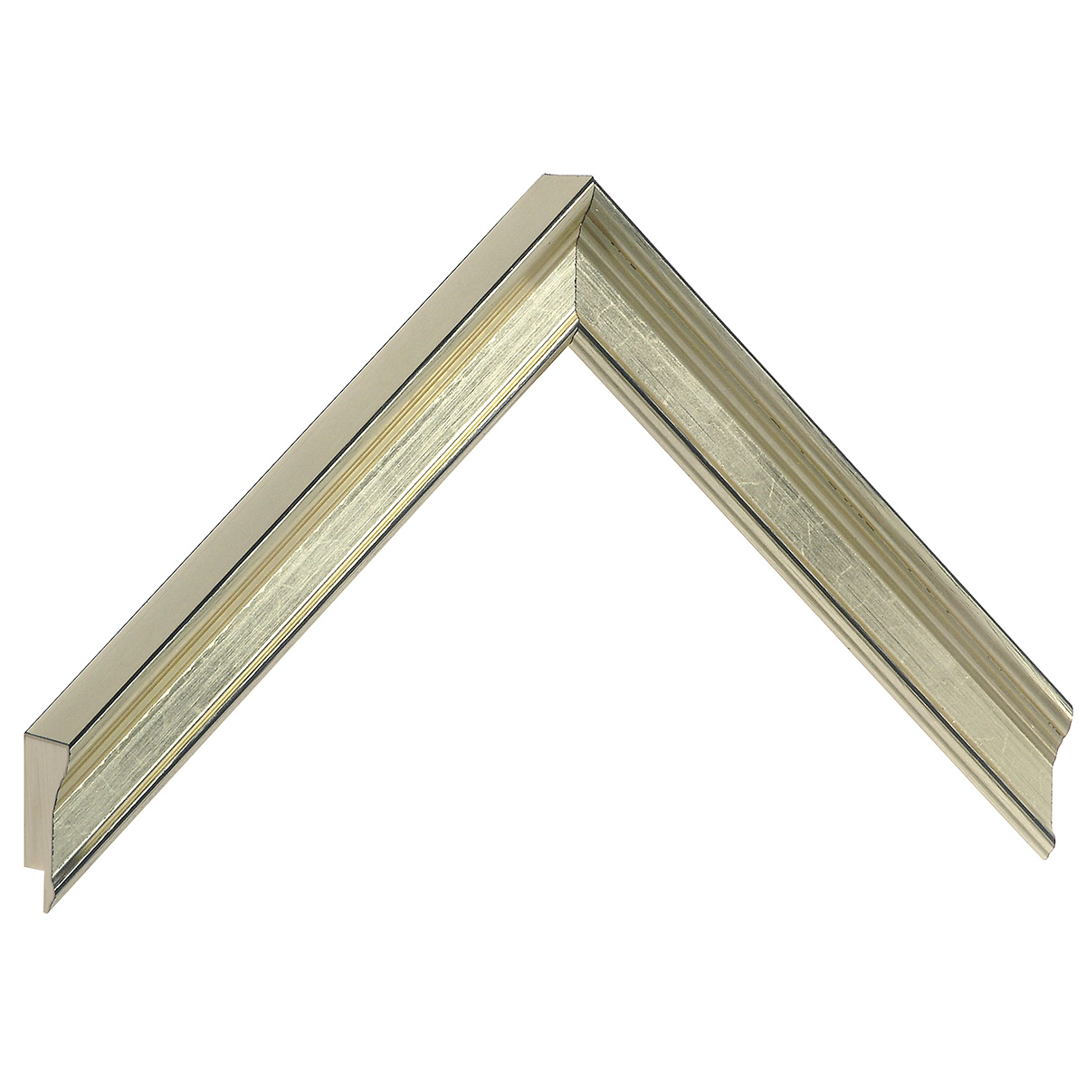 Asta pino giuntato - Larghezza 23mm Altezza 25 - Platino - Campione