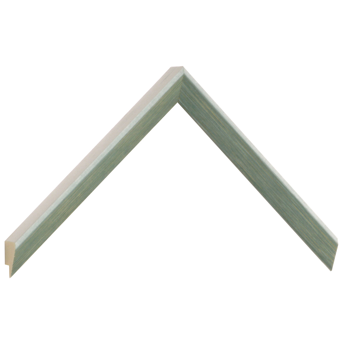Asta pino giuntato - Larghezza 15mm Altezza 20 - Verde acqua - Campione
