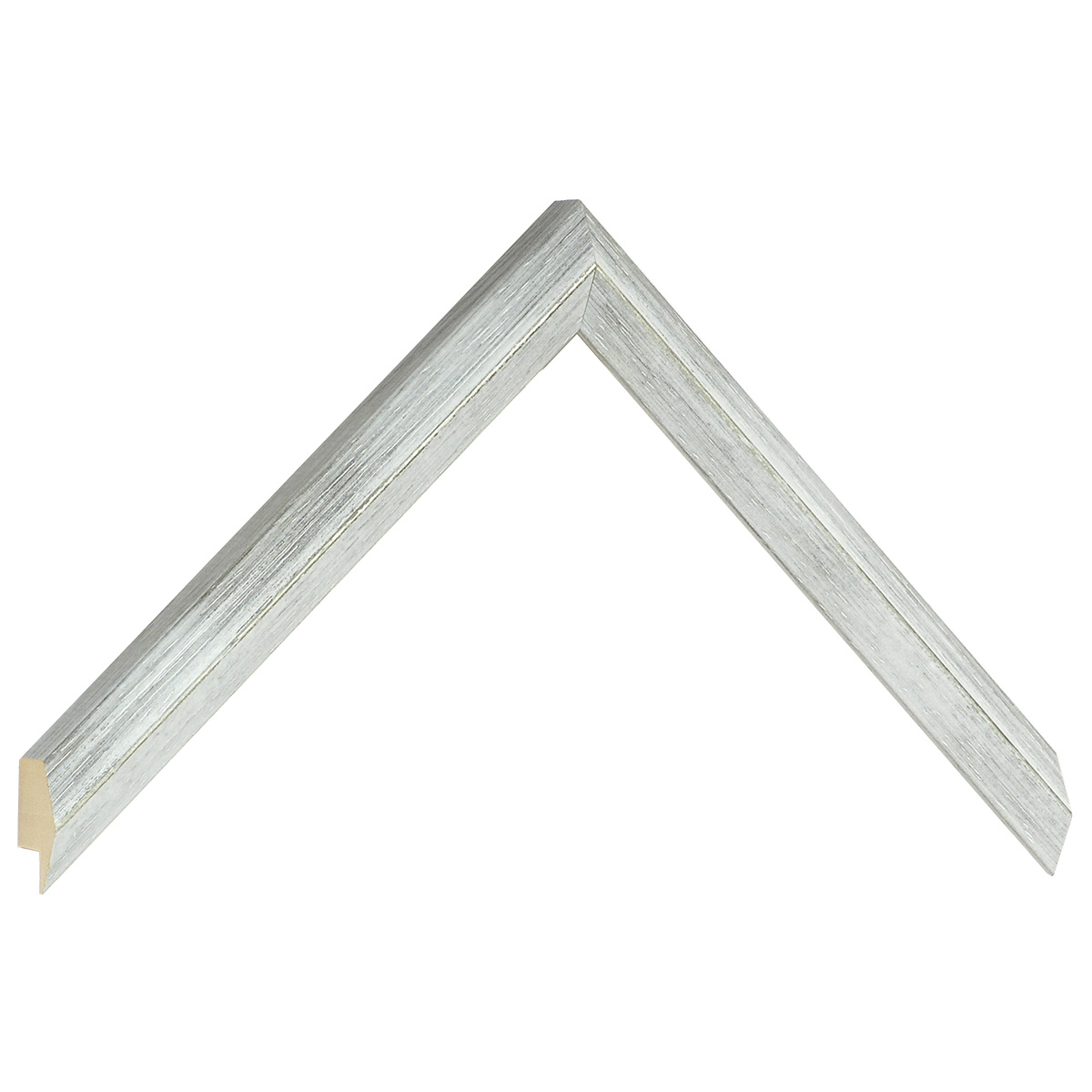 Asta in ayous - Larghezza 18mm Altezza 21 - Bianco - Campione