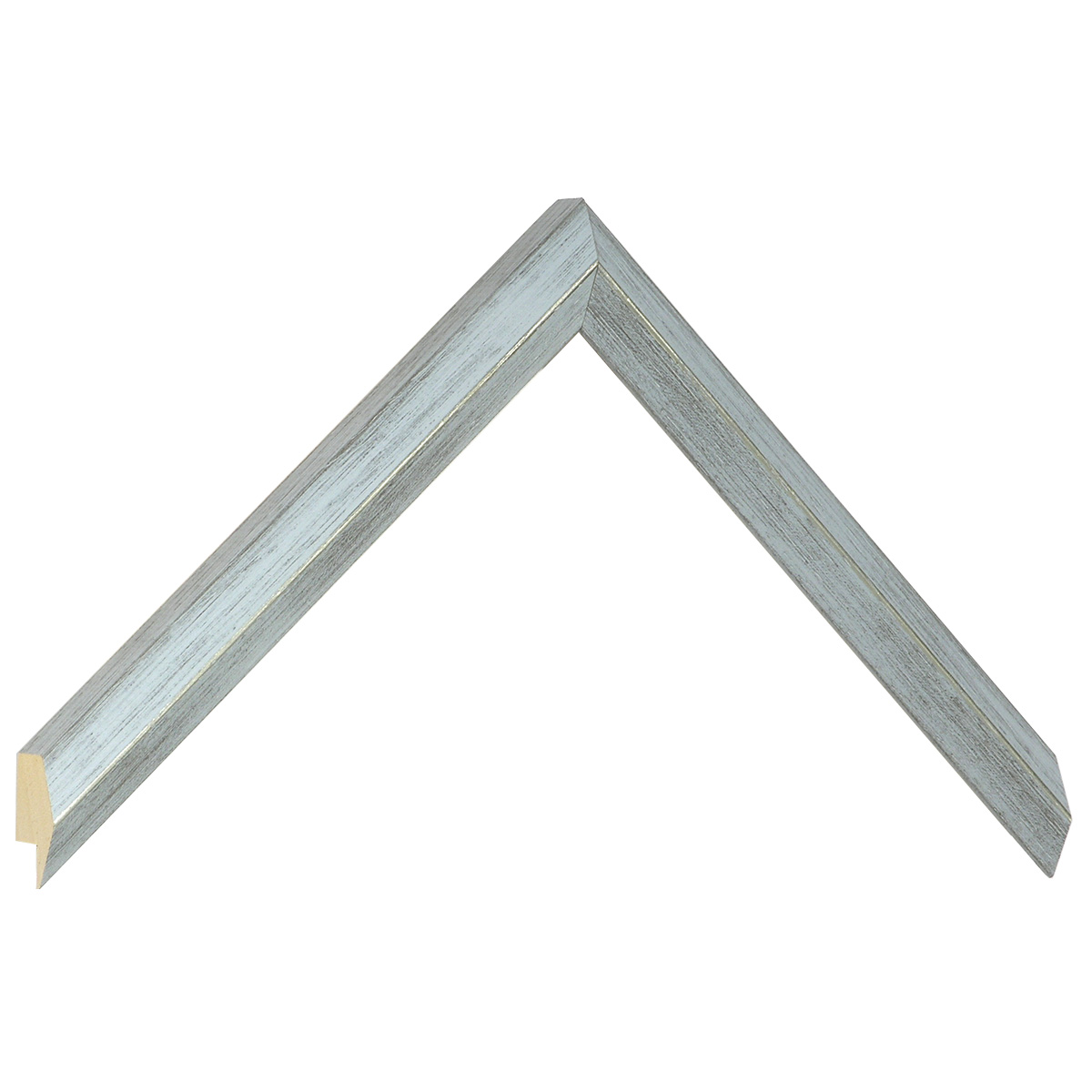 Asta in ayous - Larghezza 18mm Altezza 21 - Grigio nebbia - Campione