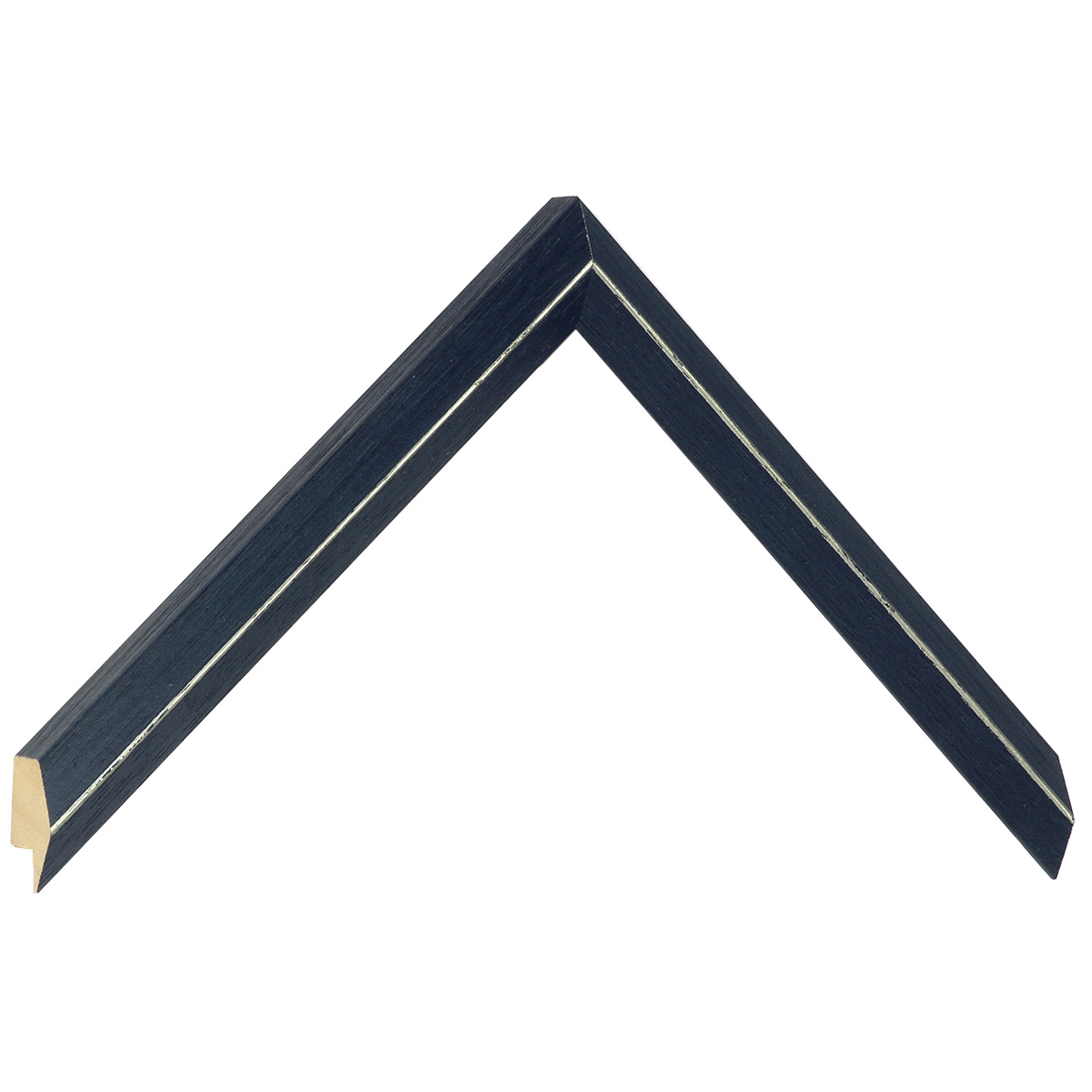 Asta in ayous - Larghezza 18mm Altezza 21 - Blu notte - Campione