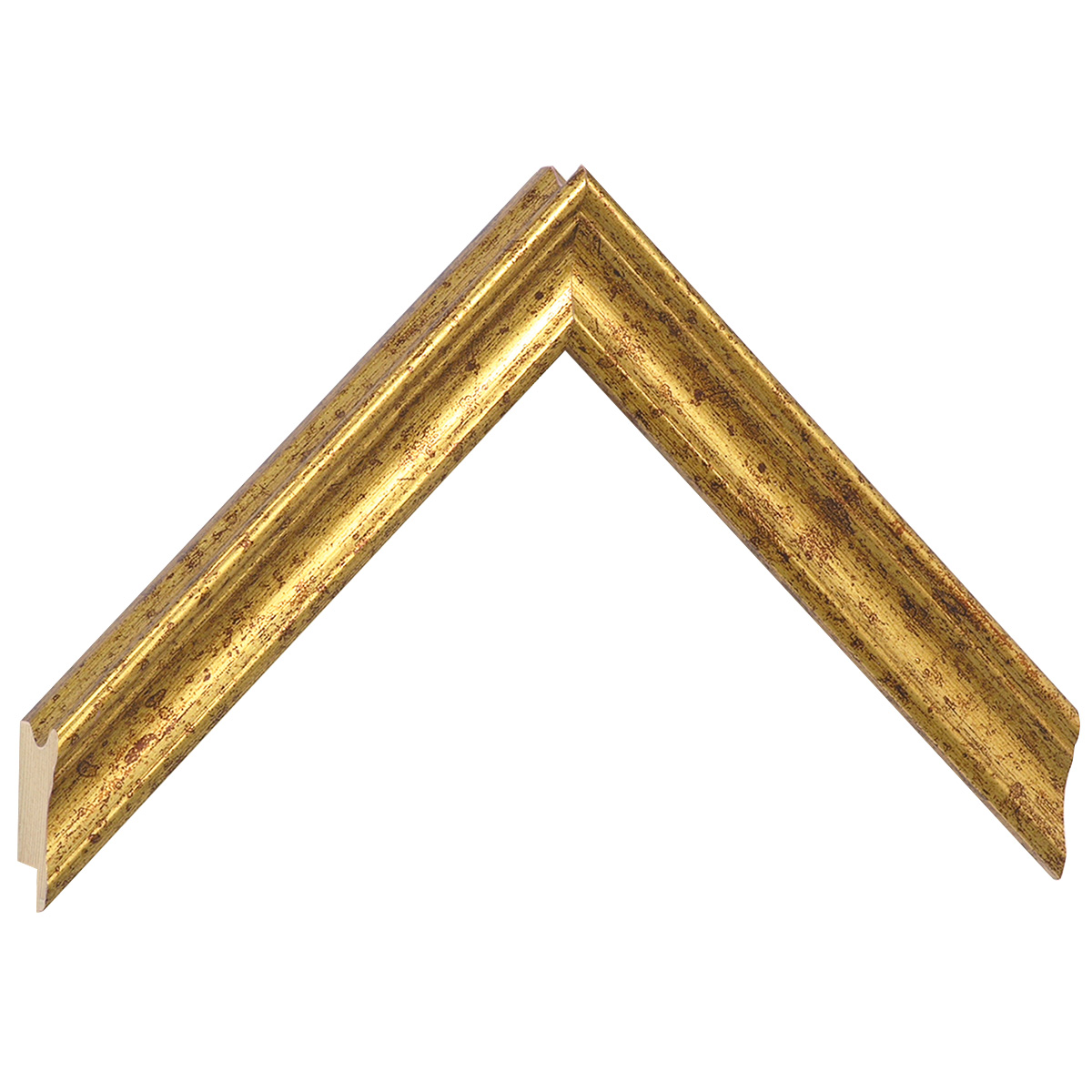 Asta pino giuntato - Larghezza 25mm Altezza 23 - Oro screziato - Campione