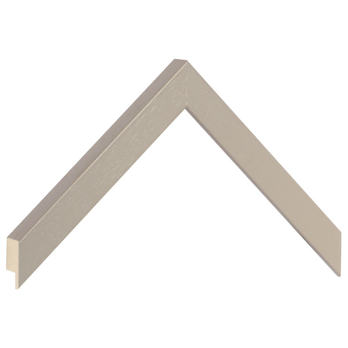 Asta in ayous piatta - Larghezza 20mm Altezza 20 - Beige - Campione