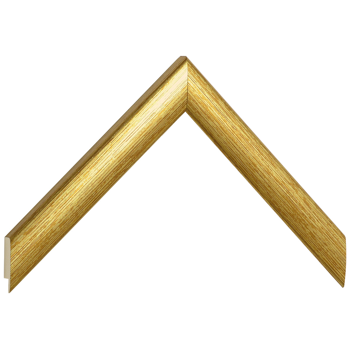 Asta in ayous - Larghezza 23mm Altezza 13 - Oro rigato - Campione
