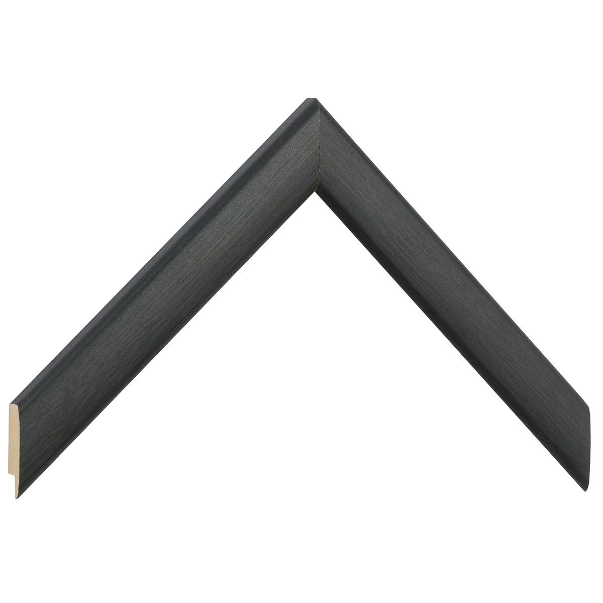 Asta in ayous - Larghezza 23mm Altezza 13 - Nero - Campione