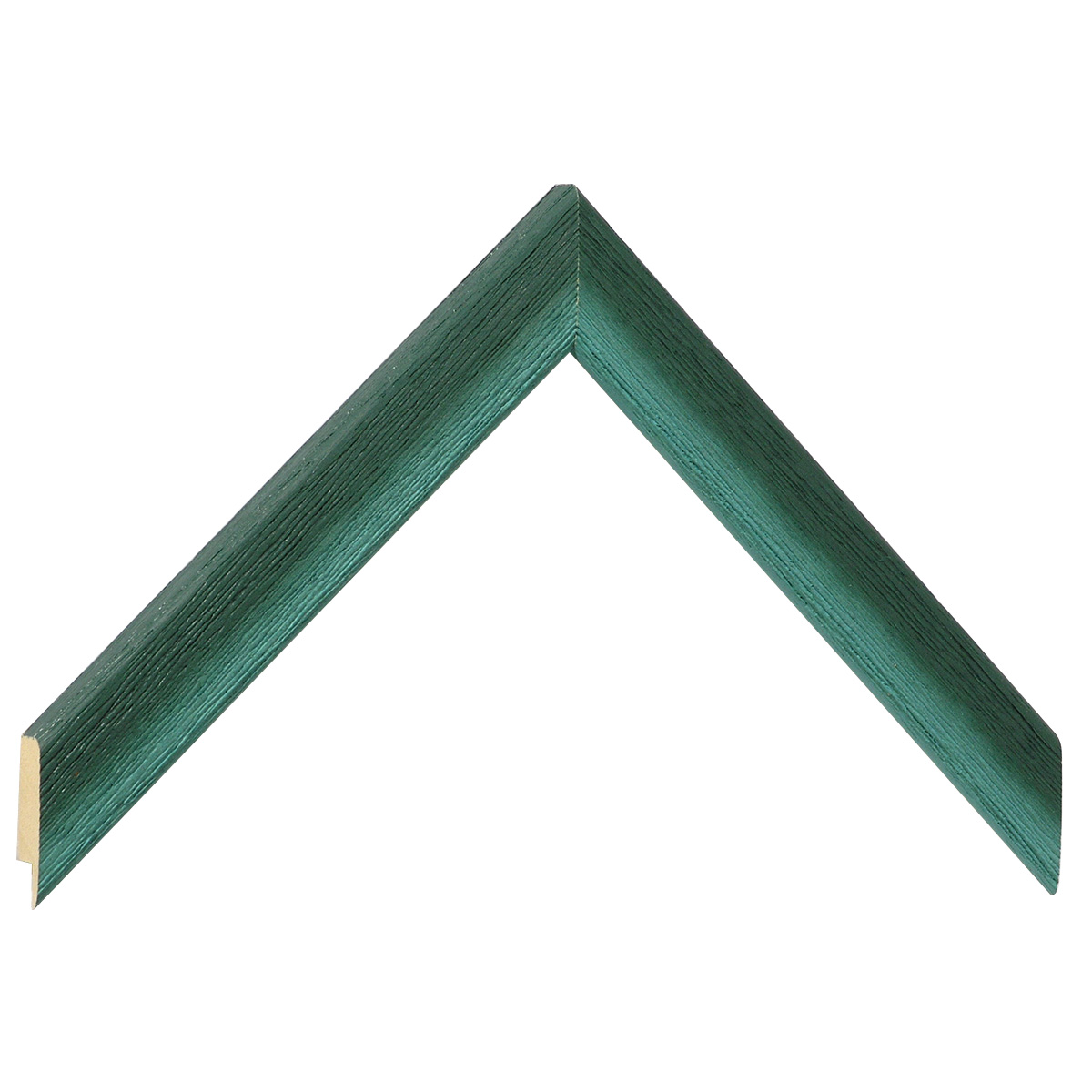 Asta in ayous - Larghezza 23mm Altezza 13 - Sfumata verde - Campione