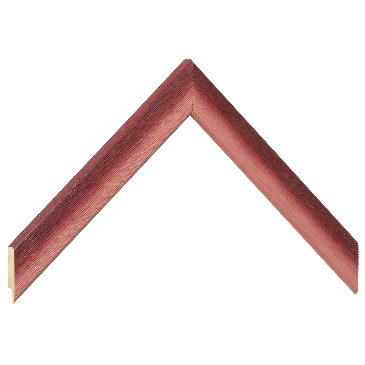Asta in ayous - Larghezza 23mm Altezza 13 - Sfumata fucsia - Campione