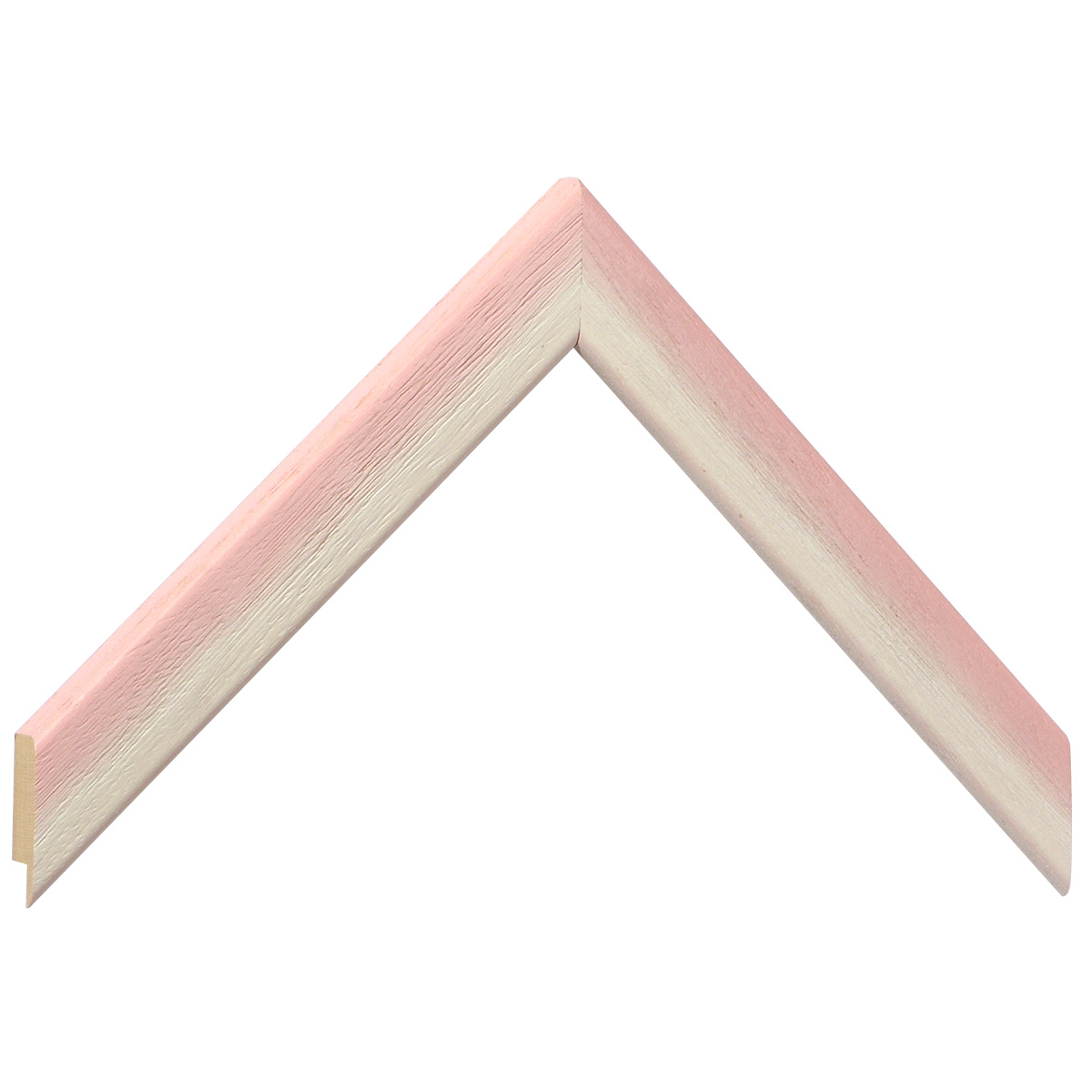 Asta in ayous - Larghezza 23mm Altezza 13 - Sfumata rosa - Campione