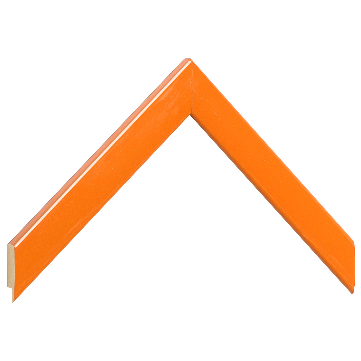 Asta in ayous - Larghezza 23mm Altezza 13 - Arancio sole lucido - Campione