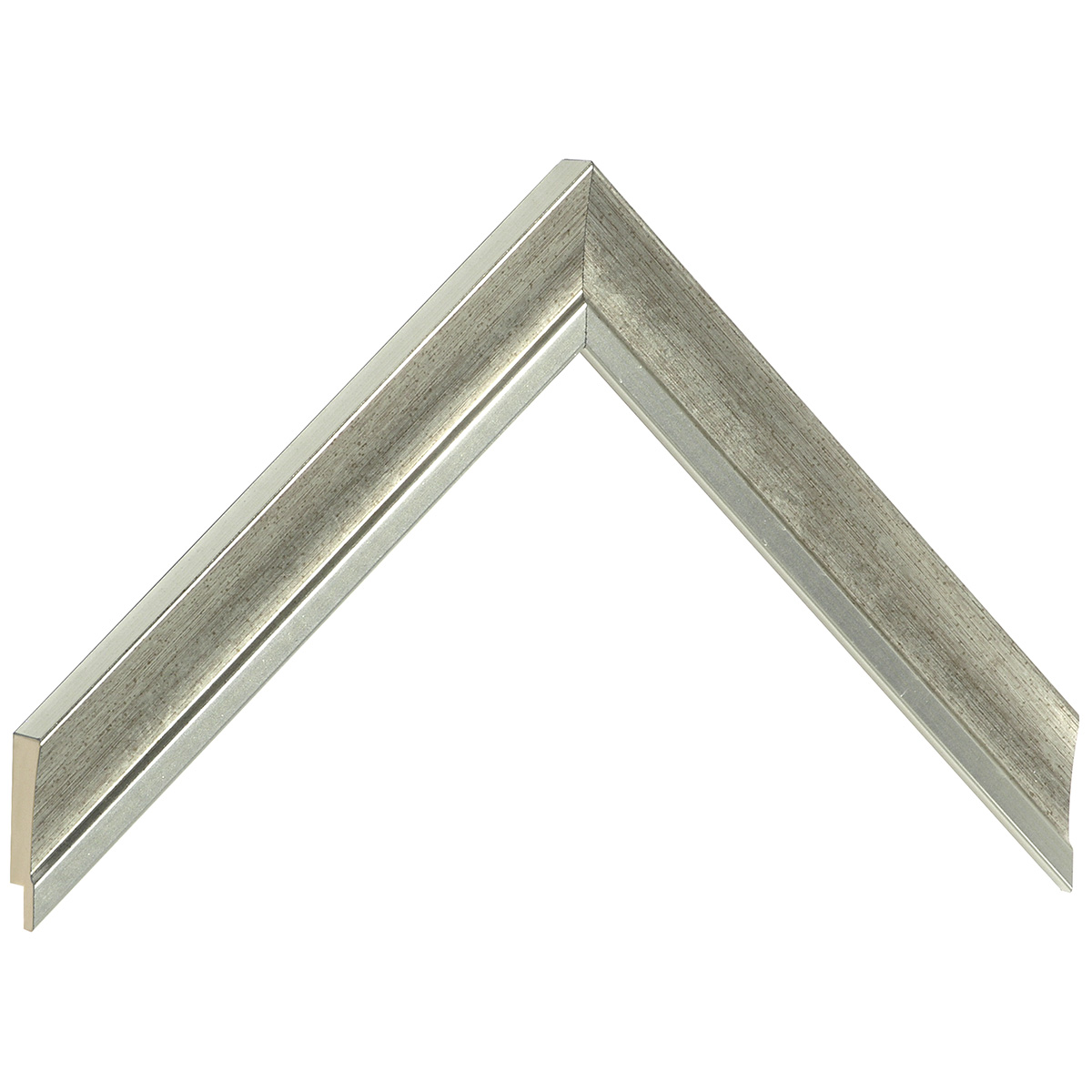 Asta pino giuntato - Larghezza 25mm Altezza 15 - Argento - Campione
