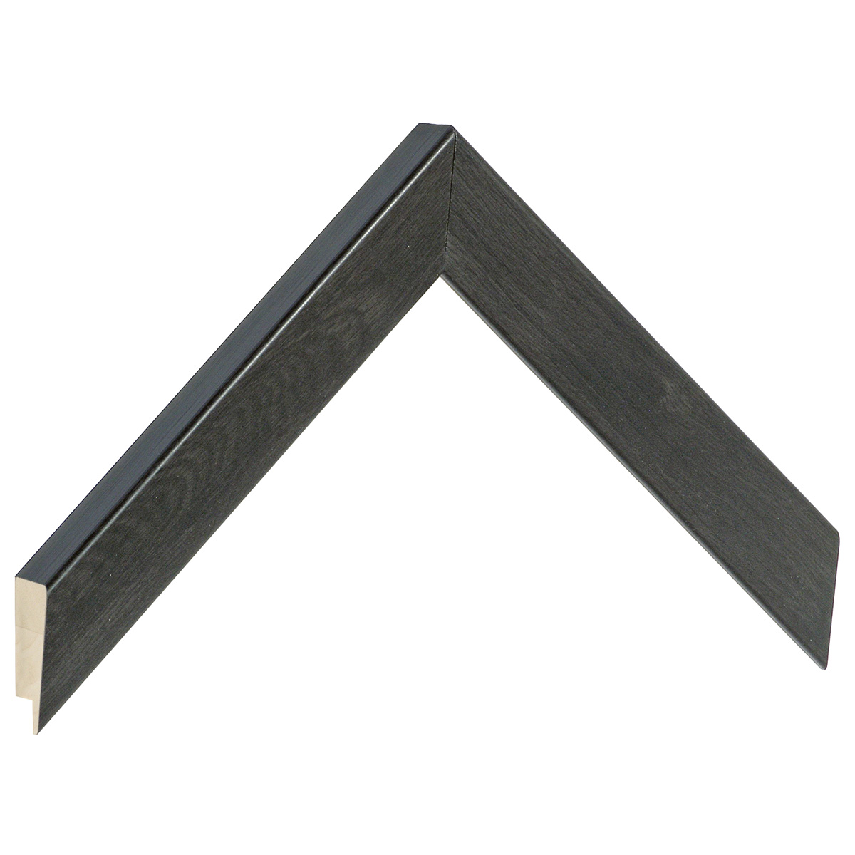 Asta pino giuntato - Larghezza 26mm Altezza 23 - Nero - Campione