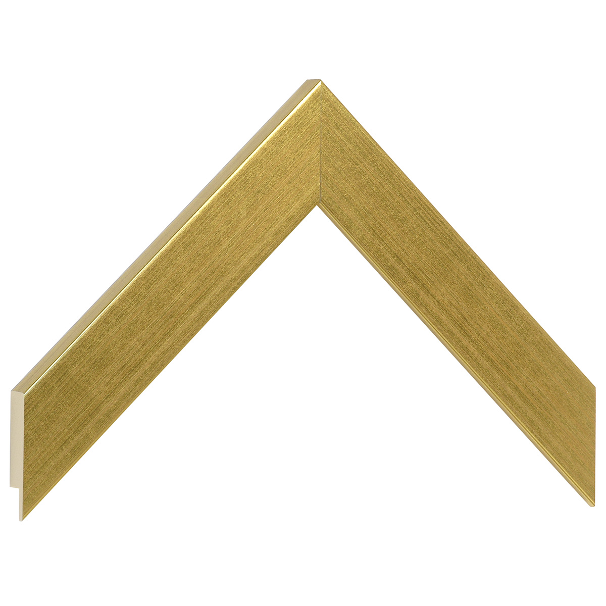 Asta in ayous piatta - Larghezza 30mm Altezza 14 - Oro - Campione