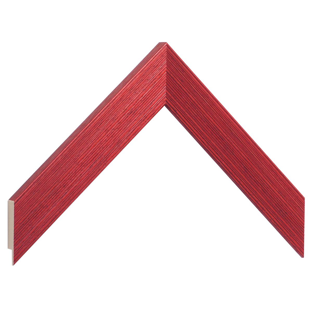 Asta in ayous - Larghezza 30mm Altezza 14 - Rosso - Campione