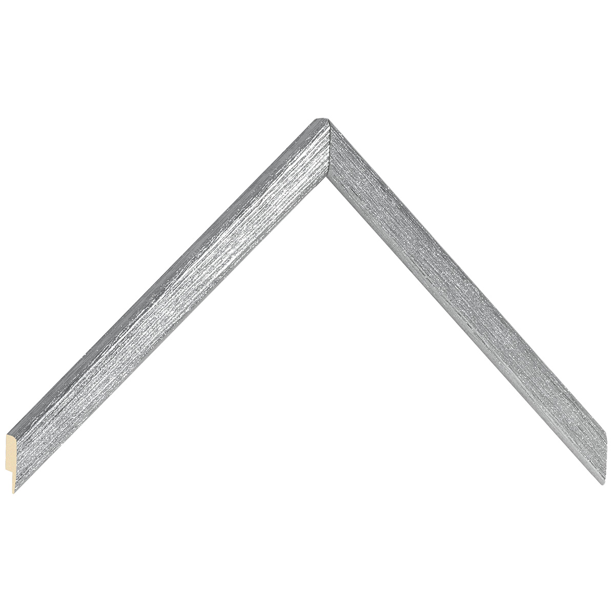 Asta in ayous - Larghezza 13mm Altezza 13 - Argento, poro aperto - Campione
