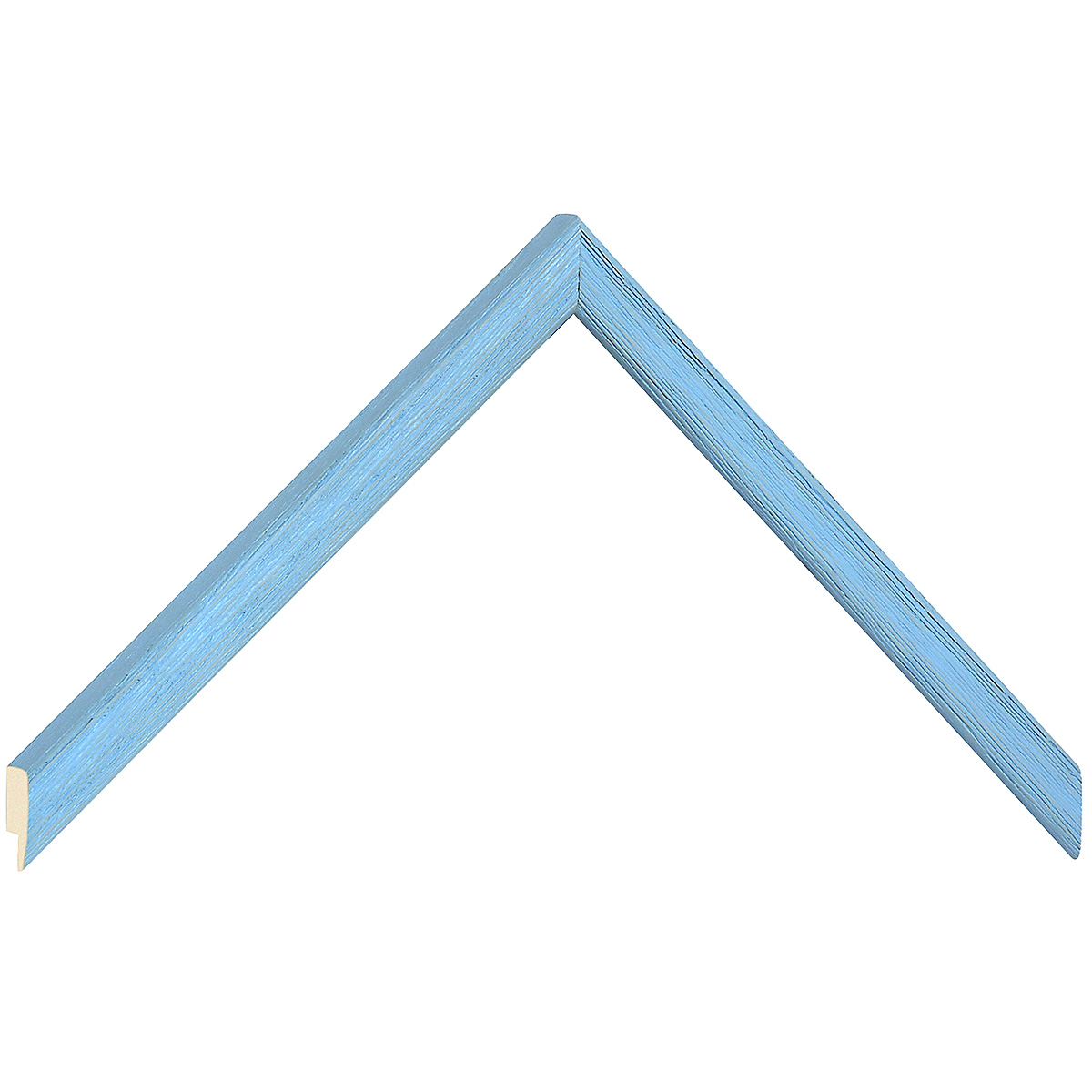 Asta in ayous - Larghezza 13mm Altezza 13 - Azzurro, poro aperto - Campione