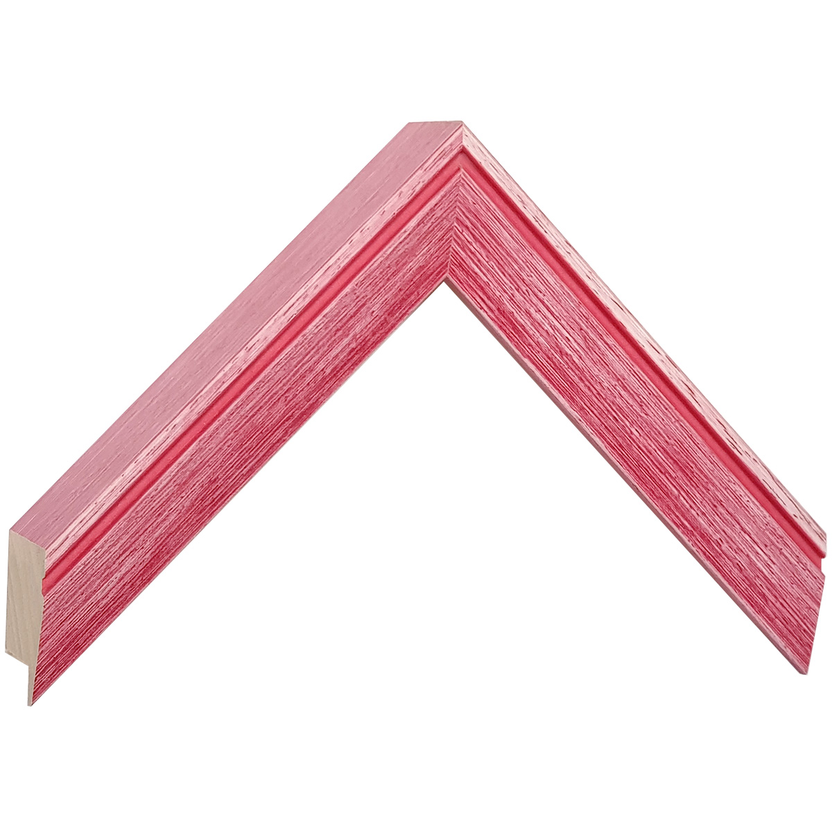 Asta in ayous - Larghezza 19mm Altezza 22 - Rosa - Campione