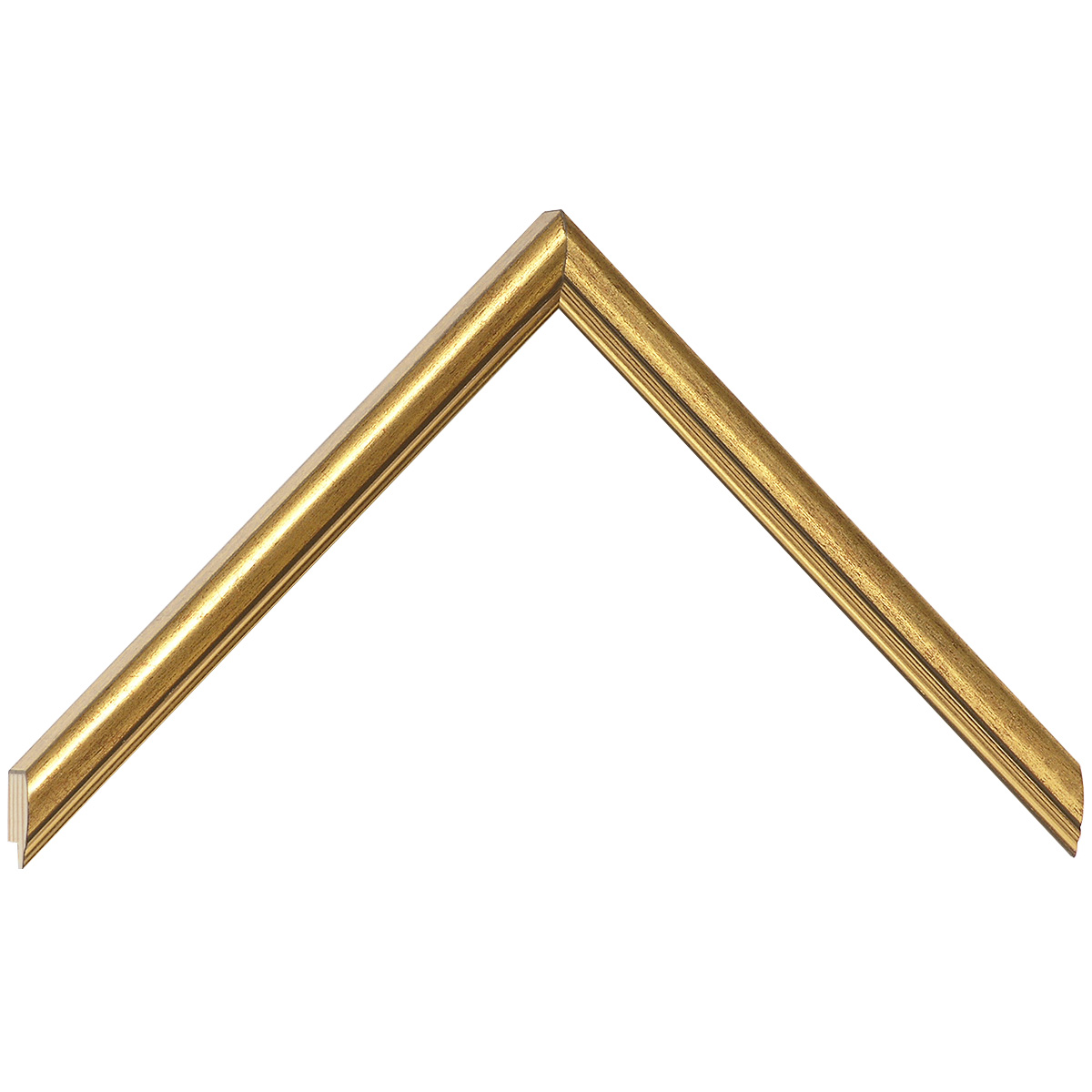 Asta pino giuntato - Larghezza 14mm Altezza 14 - Oro - Campione
