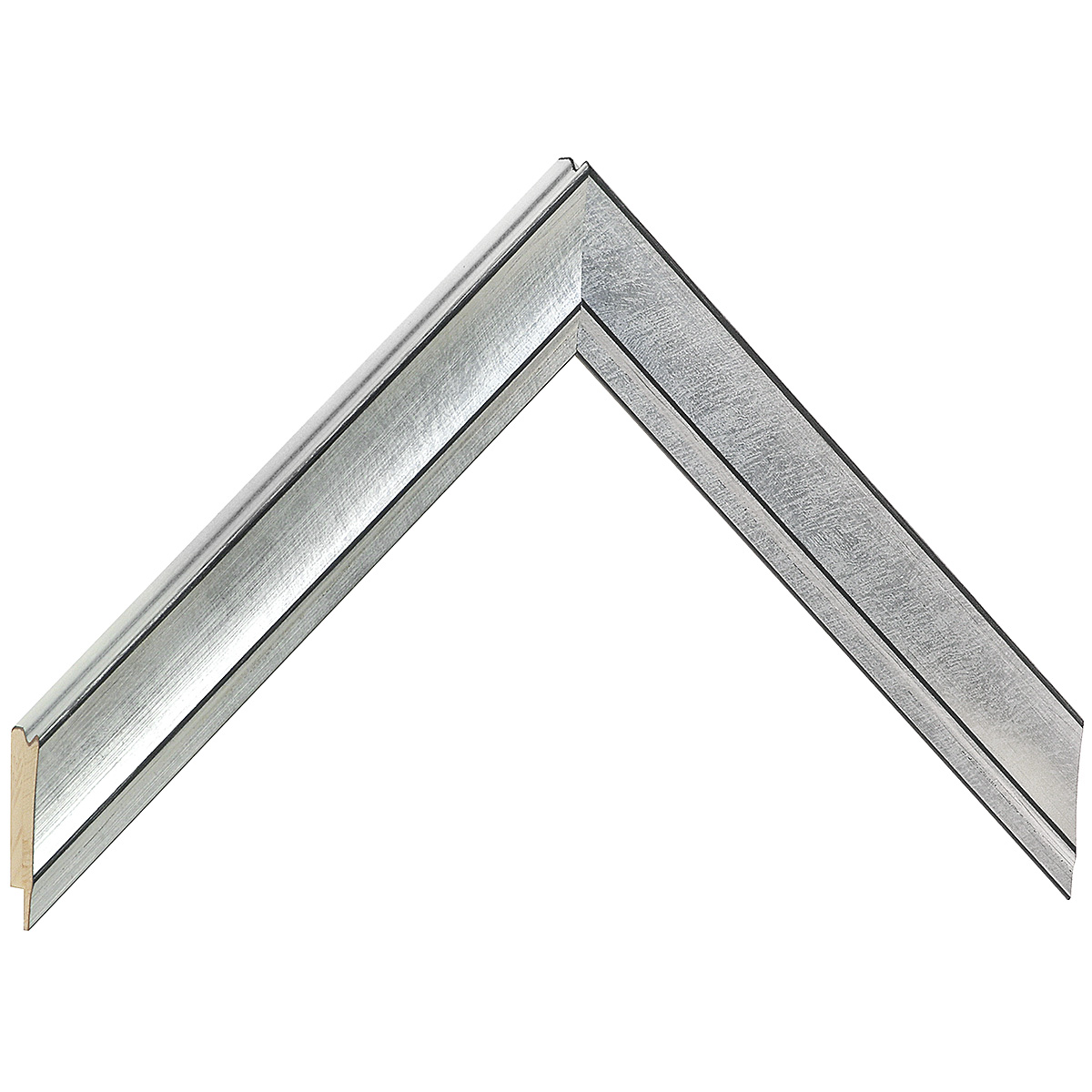 Asta pino giuntato - Larghezza 26mm Altezza 14 - Argento - Campione