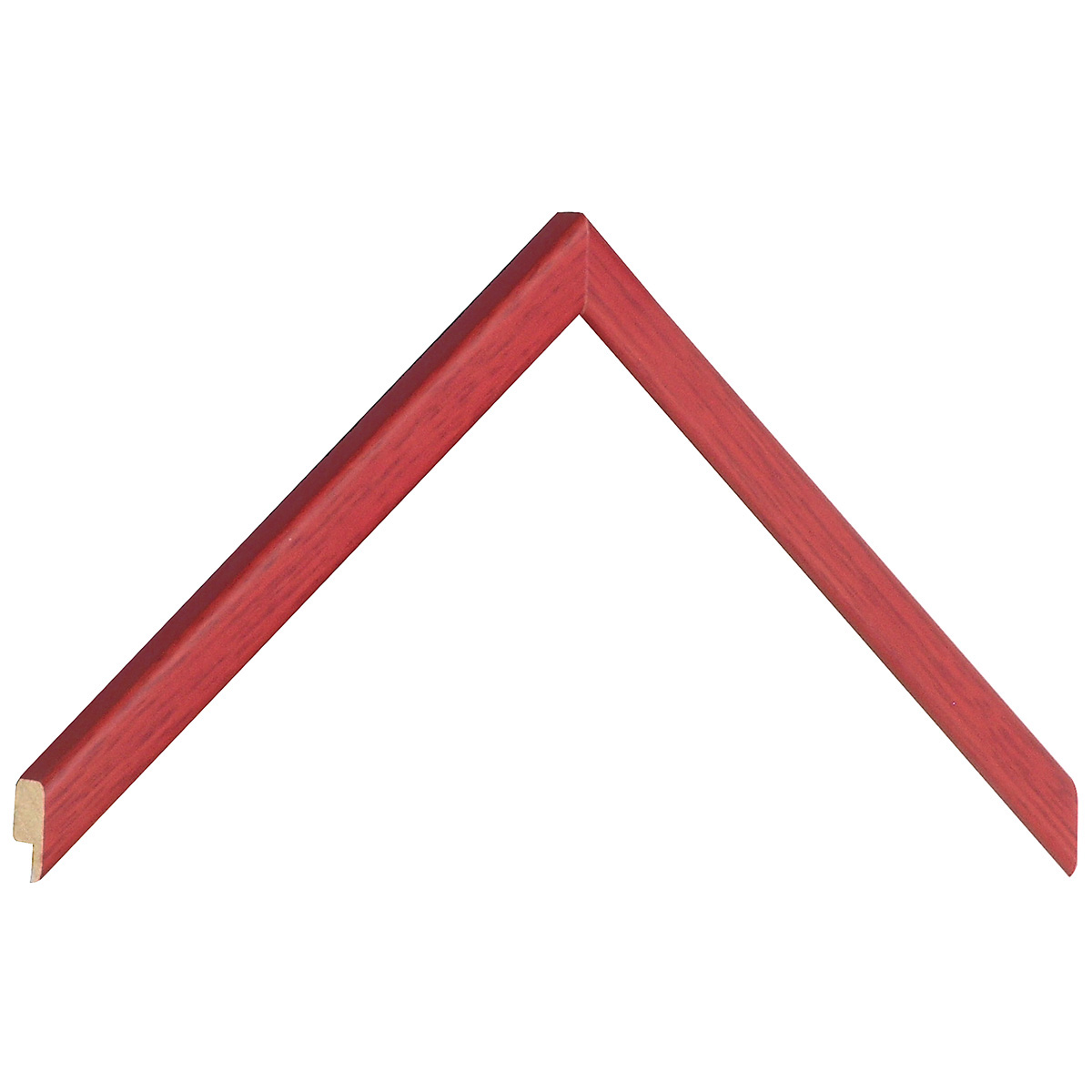 Asta in tiglio - Larghezza 14mm Altezza 14 - Rosso - Campione