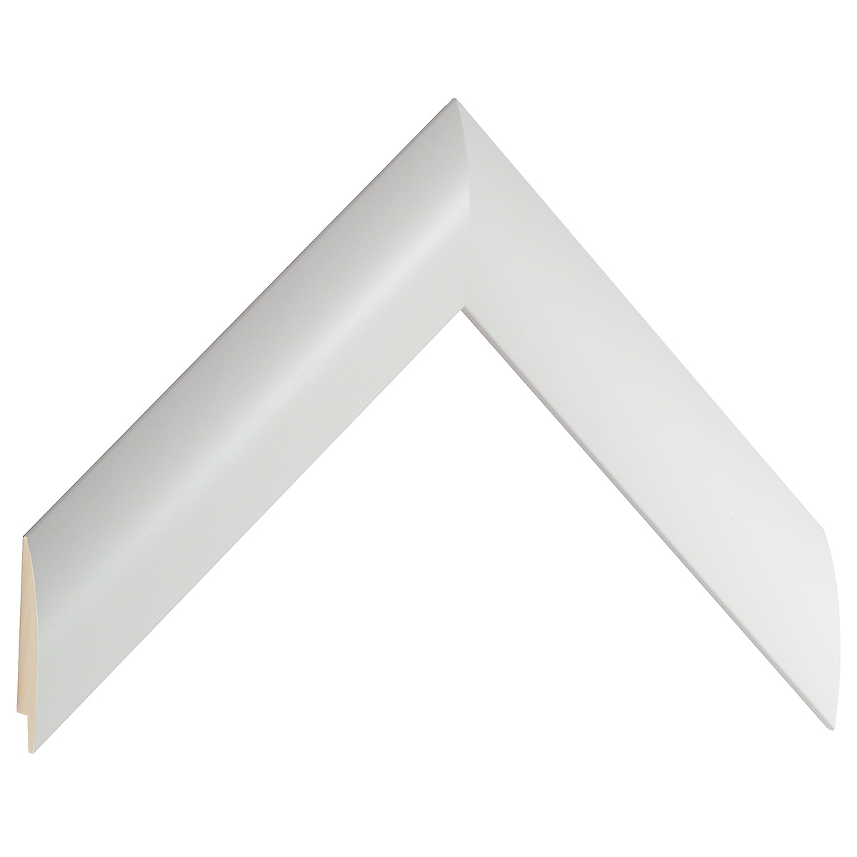 Asta pino giuntato - Larghezza 35mm Altezza 14 - Bianco opaco - Campione