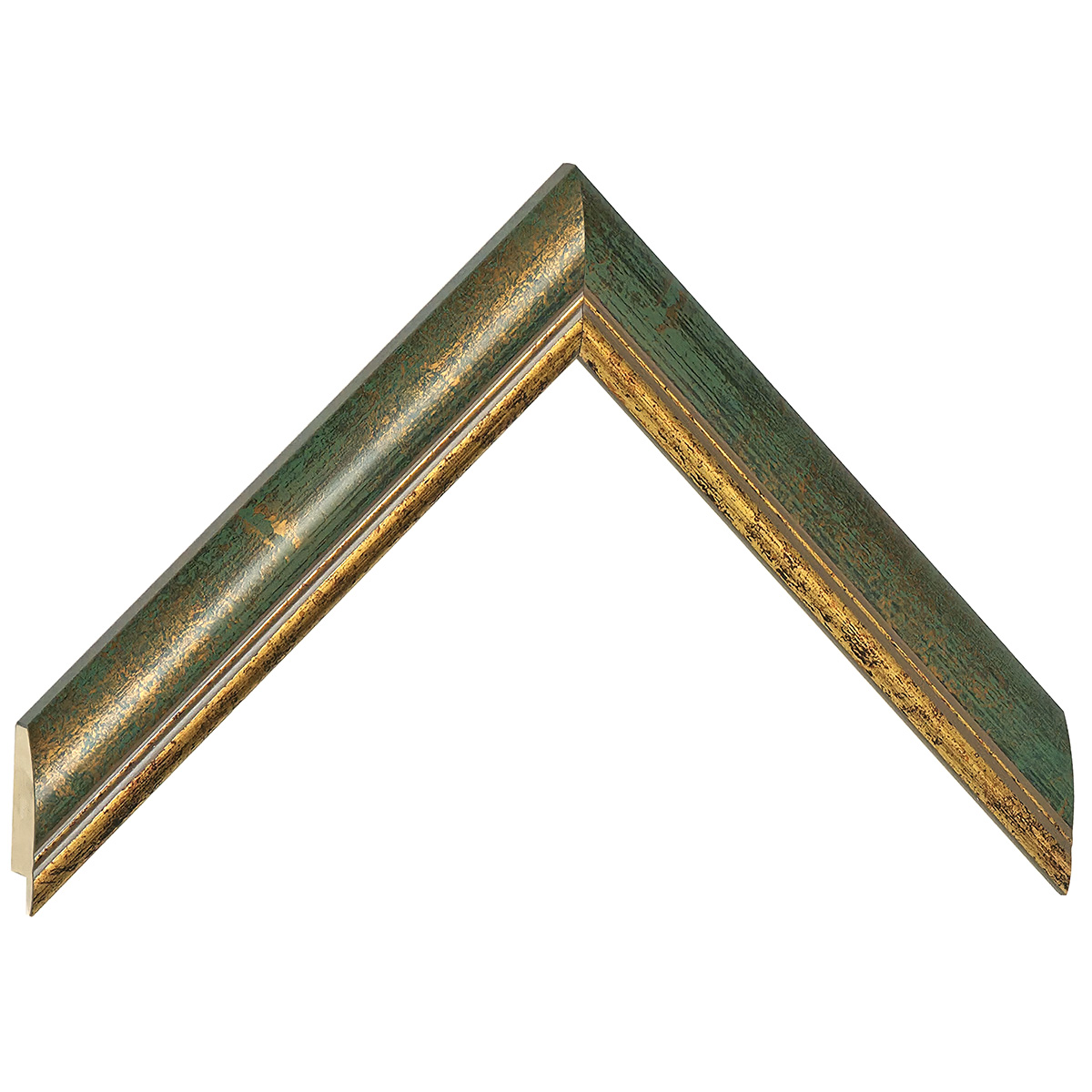 Asta in ayous - Larghezza mm26 Altezza 14 - Verde bosco - Campione