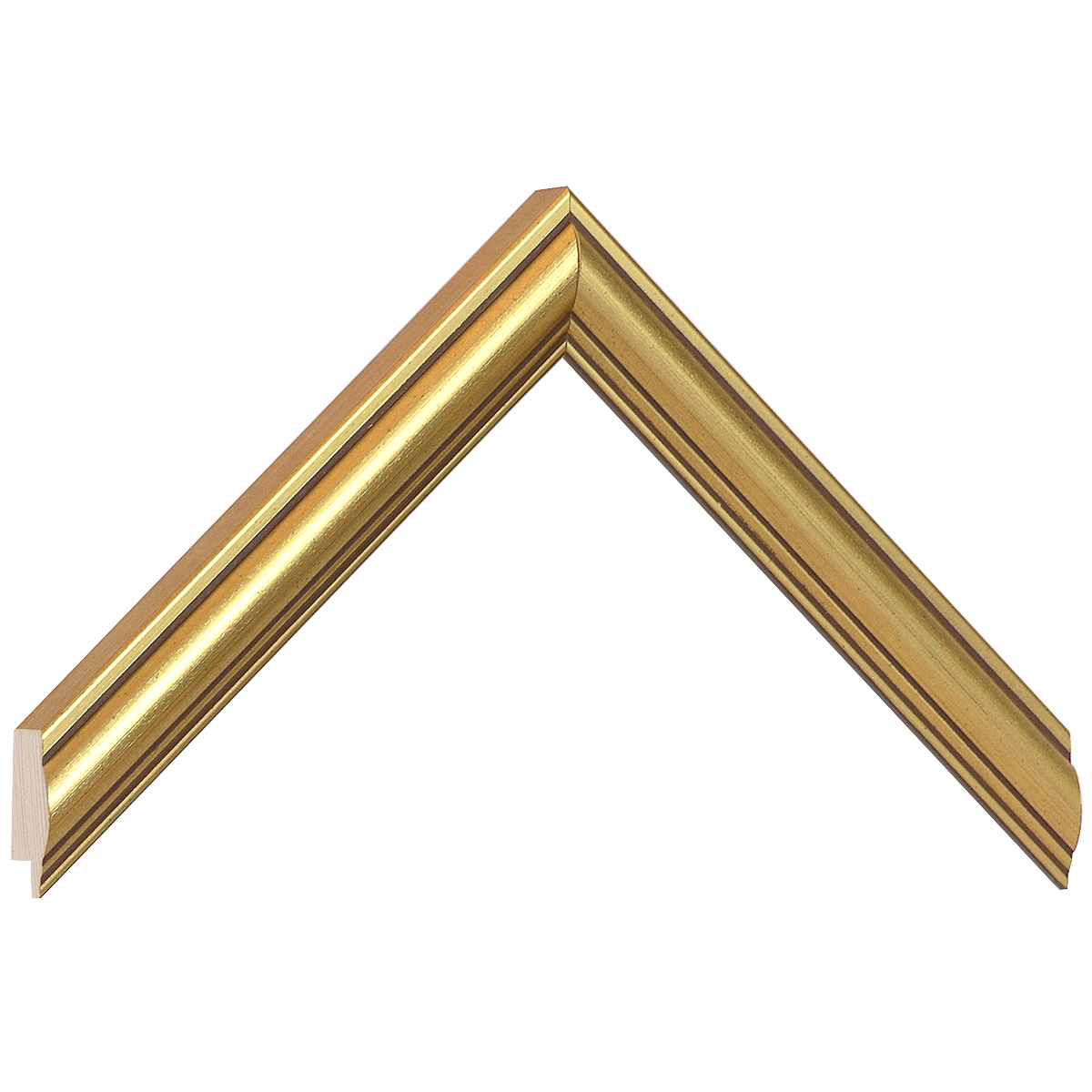 Asta pino giuntato - Larghezza 23mm Altezza 24 - Oro - Campione