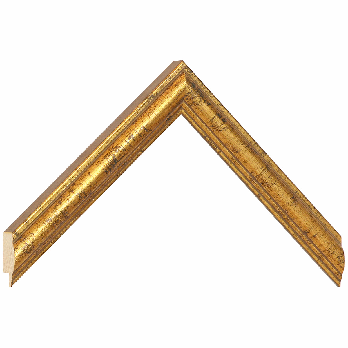 Asta pino giuntato - Larghezza 23mm Altezza 24 - Oro anticato - Campione