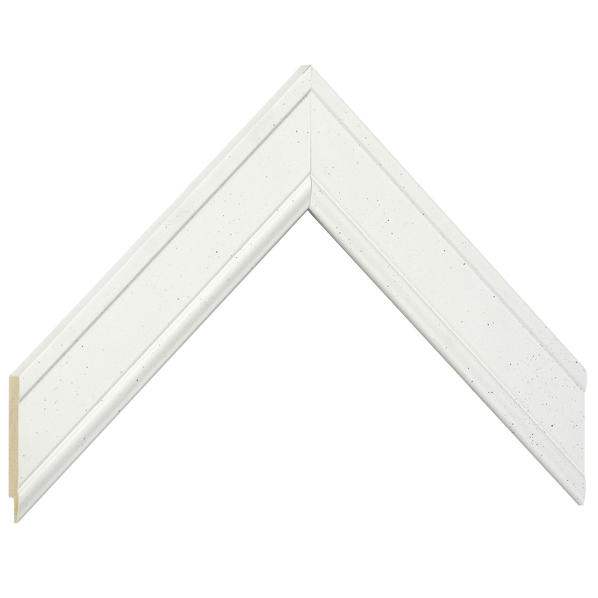 Asta pino giuntato - Larghezza 35mm Altezza 11 - Bianco - Campione