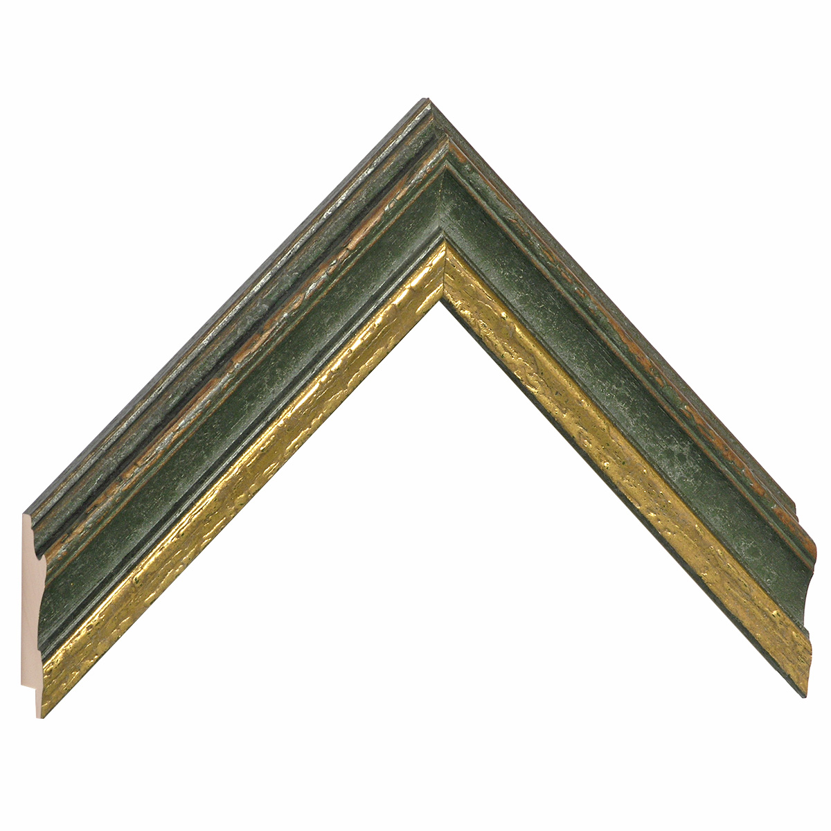 Asta in ayous - Larghezza 37mm Altezza 21 - Verde oliva - Campione