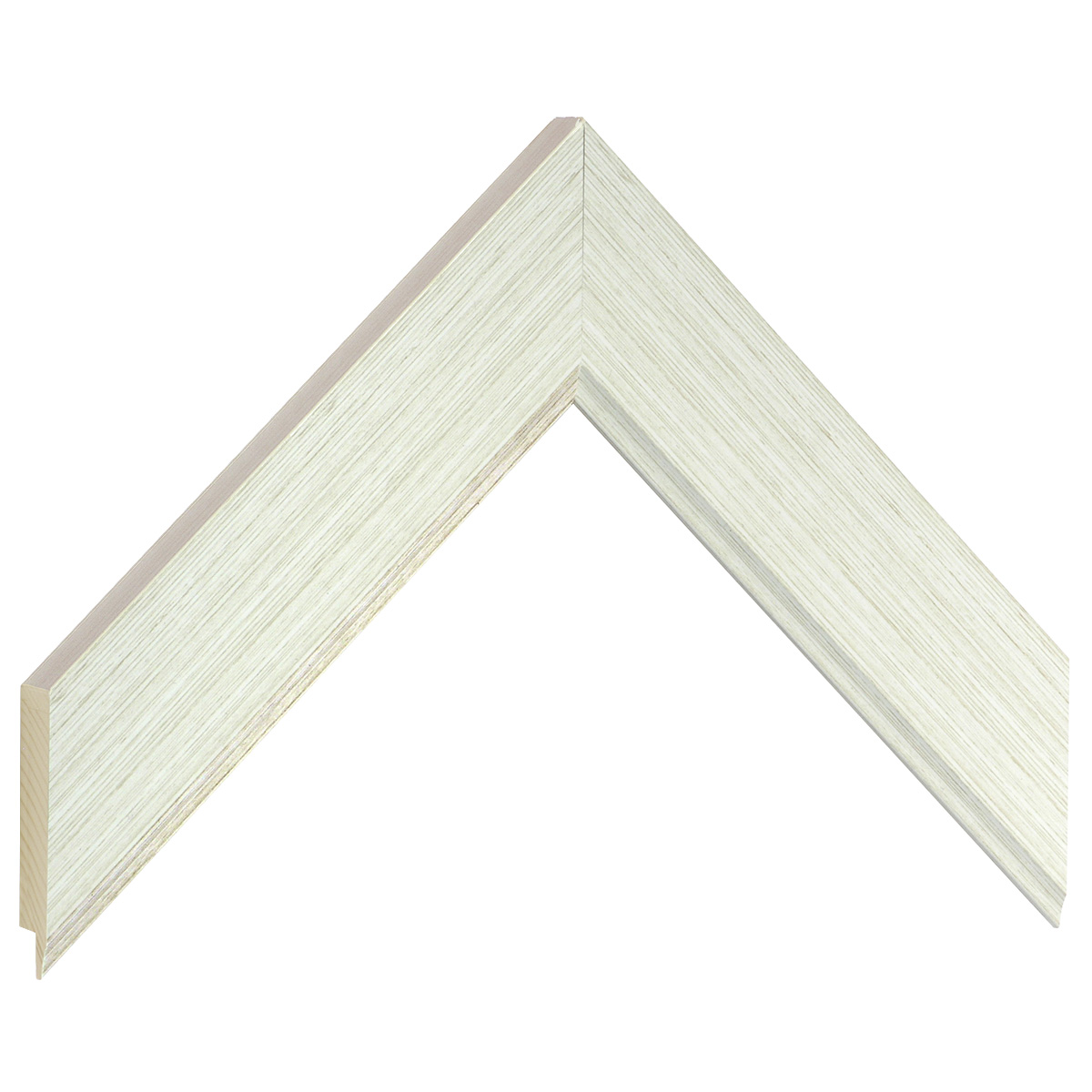 Asta pino giuntato - Larghezza 38mm Altezza 15 - Crema screziato - Campione
