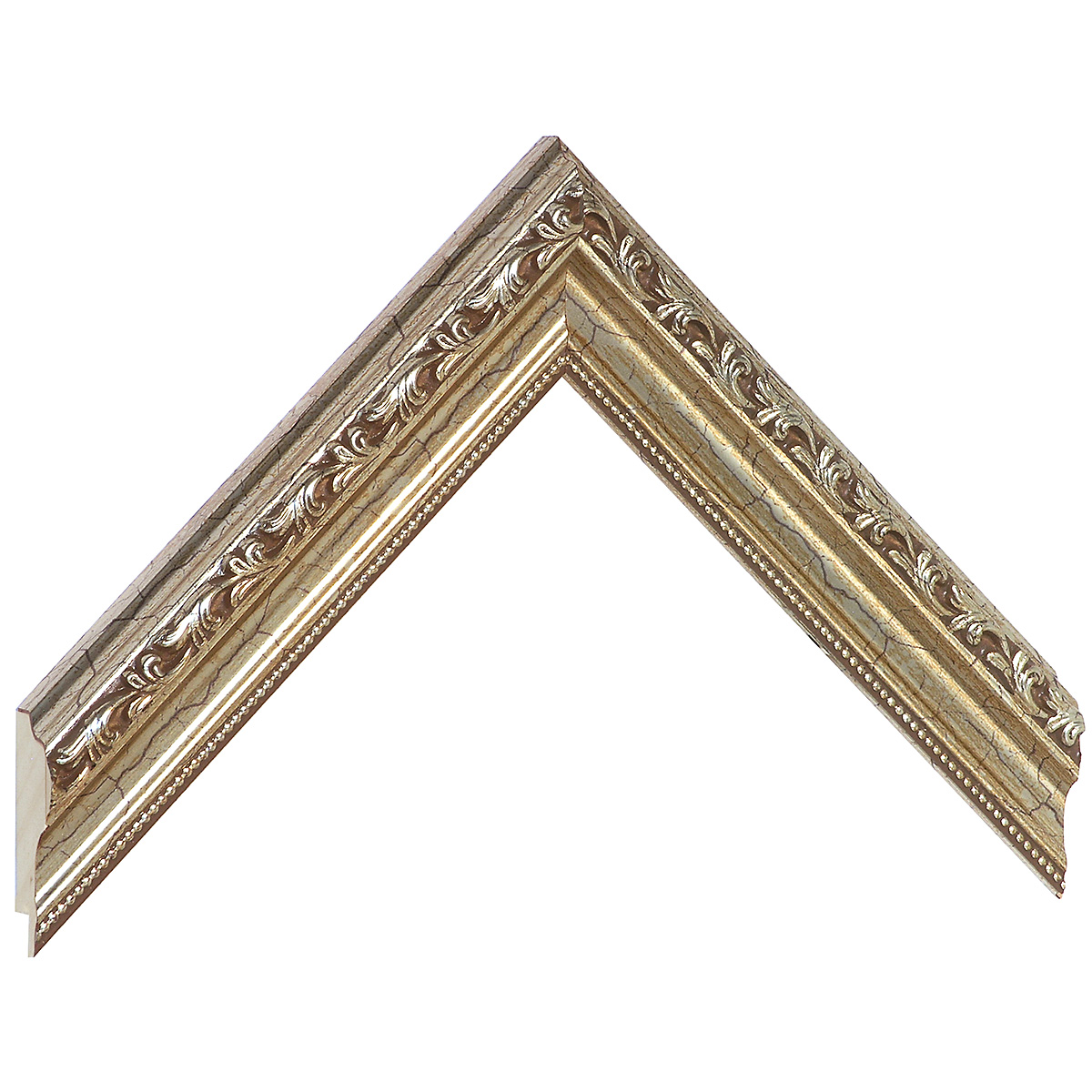 Asta pino giuntato - Larghezza 32mm Altezza 22 - Bronzo con decorazioni - Campione