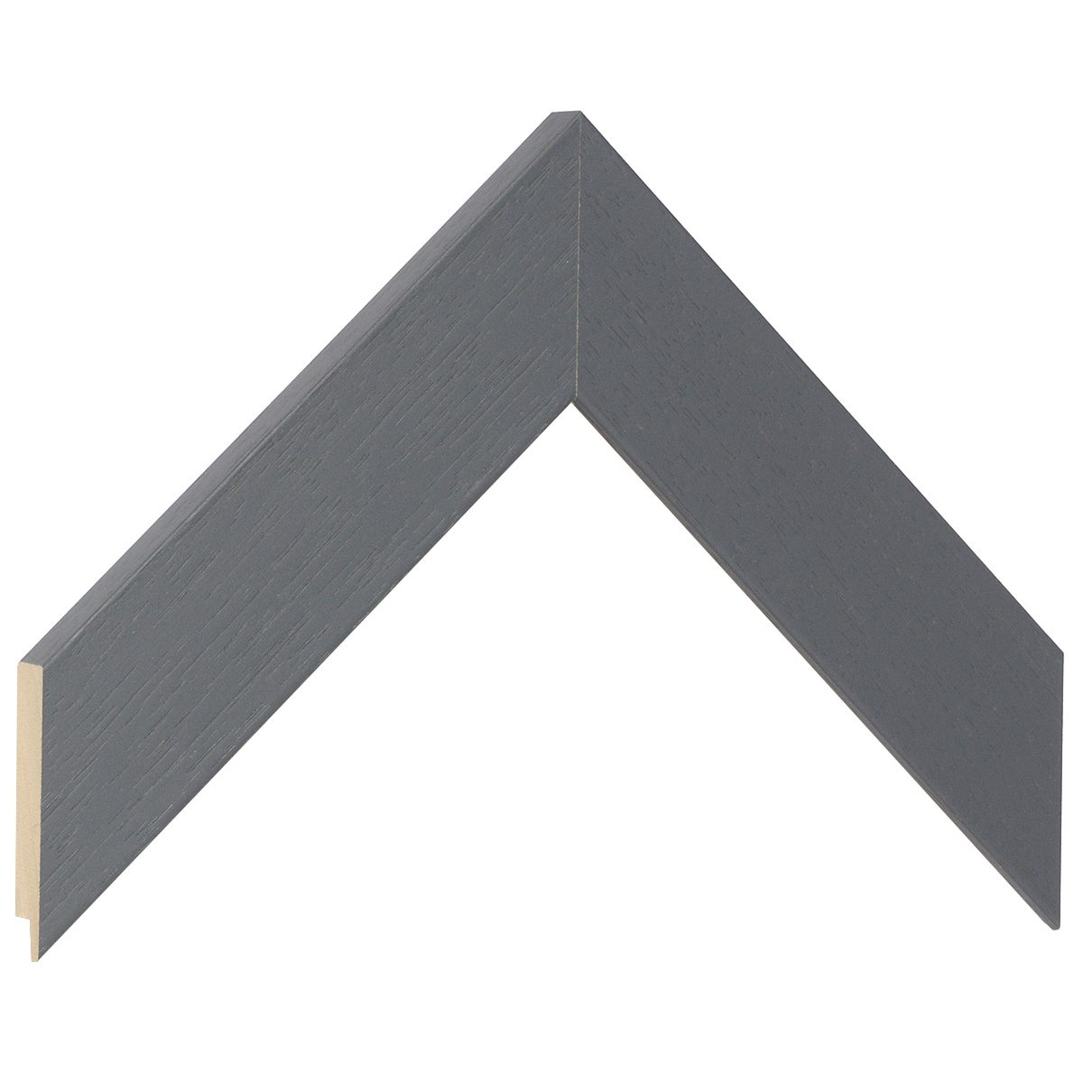 Asta in ayous piatta - Larghezza 40mm Altezza 16 - Grigio Ferro  - Campione