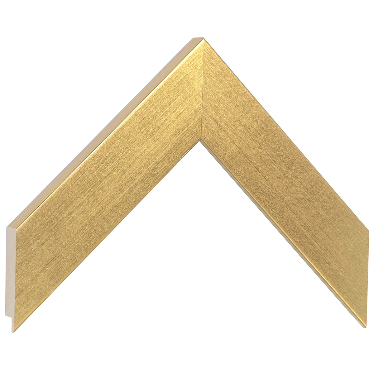Asta in ayous piatta - Larghezza 40mm Altezza 16 - Oro - Campione