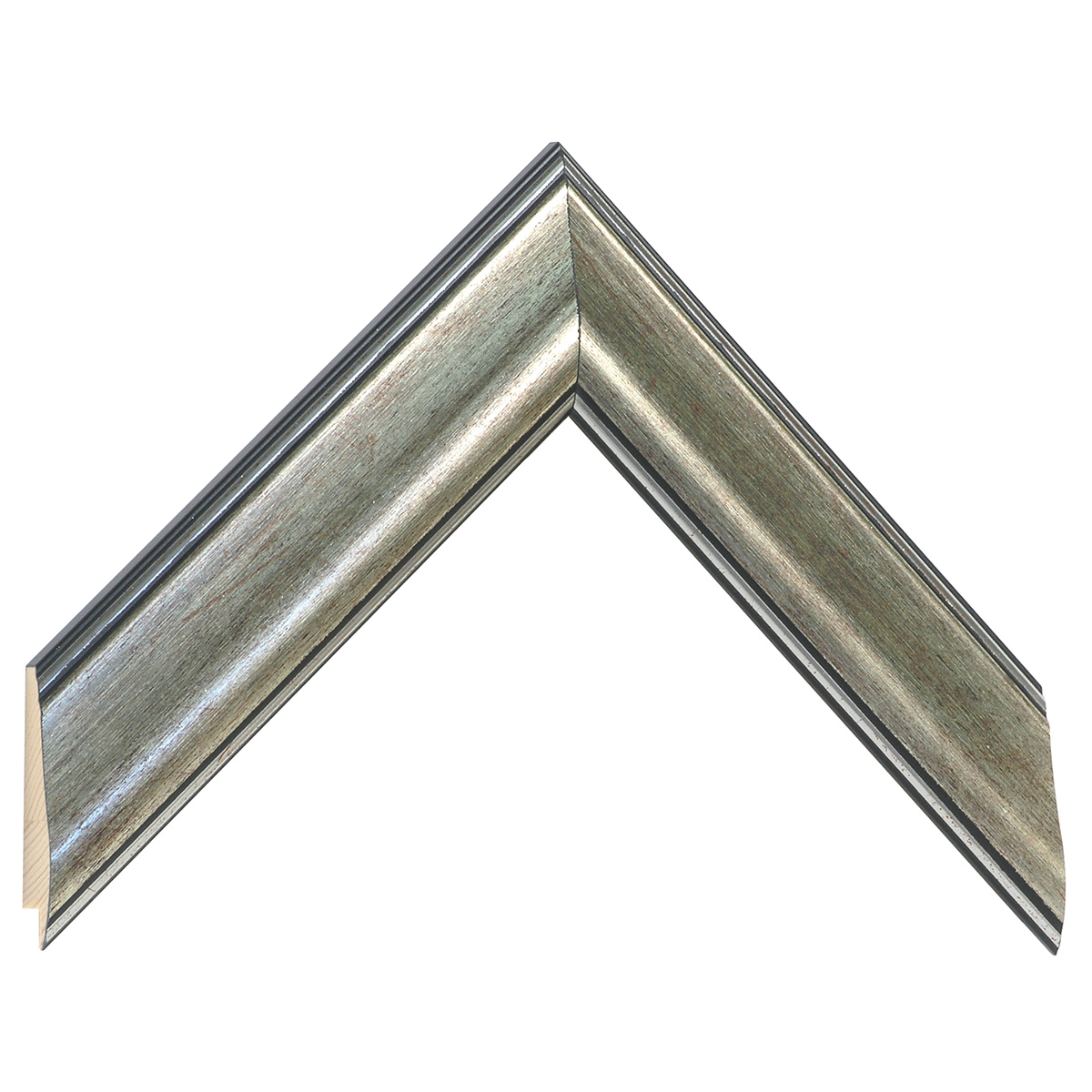 Asta pino giuntato - Larghezza 40mm Altezza 19 - Argento - Campione
