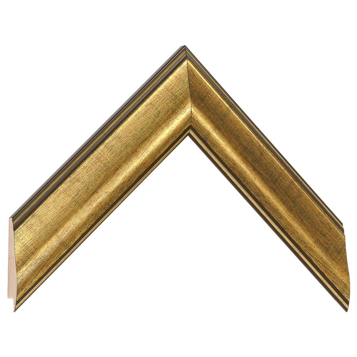 Asta pino giuntato - Larghezza 40mm Altezza 19 - Oro scuro - Campione