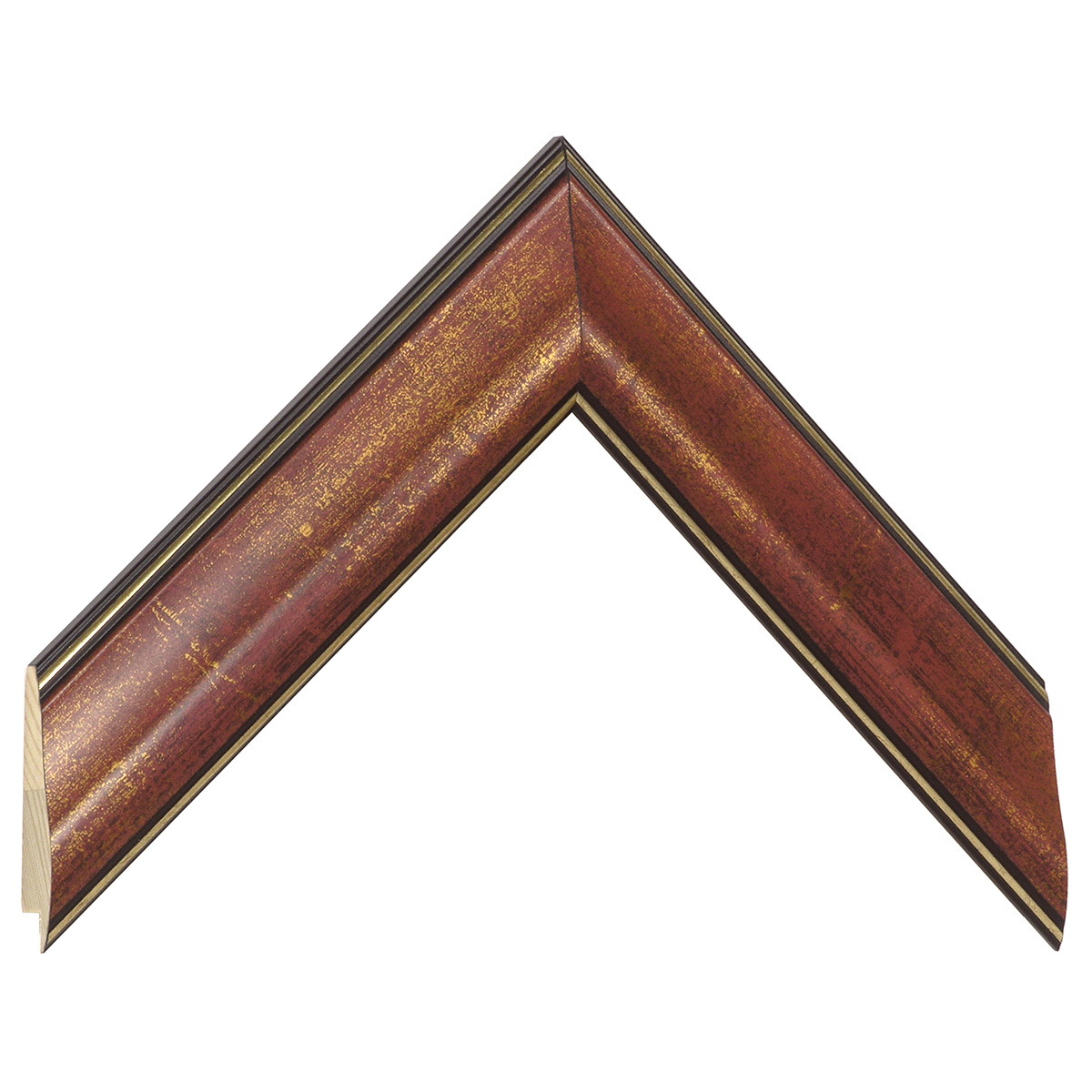Asta pino giuntato - Larghezza 40mm Altezza 19 - Rubino - Campione