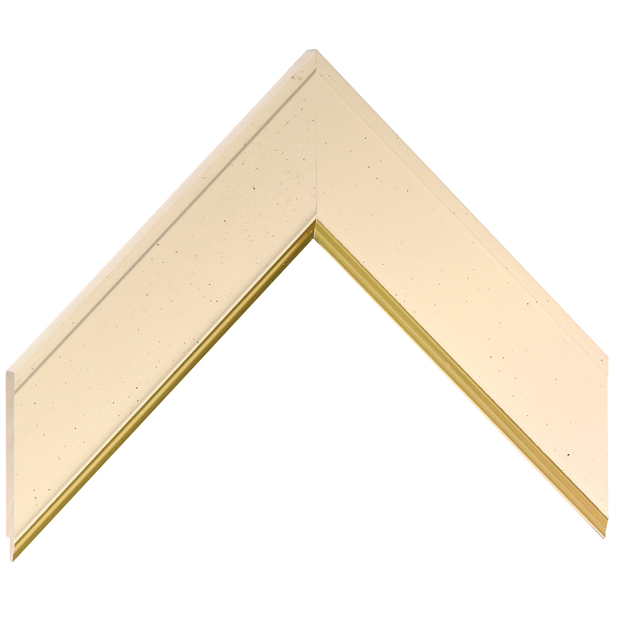 Asta pino giuntato - Larghezza 45mm Altezza 11 - Beige, filo oro - Campione