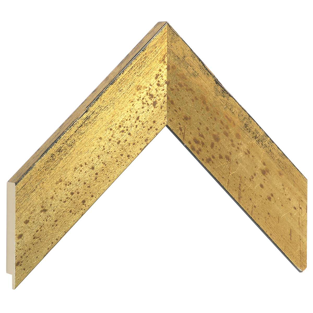 Asta in ayous piatta - Larghezza 49mm Altezza 16 - Oro antico - Campione