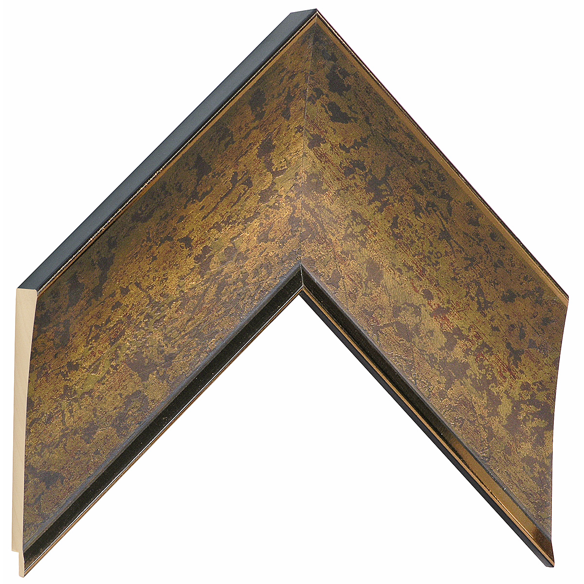 Asta in ayous - Larghezza 75mm Altezza 20 - Tonalità bronzo - Campione